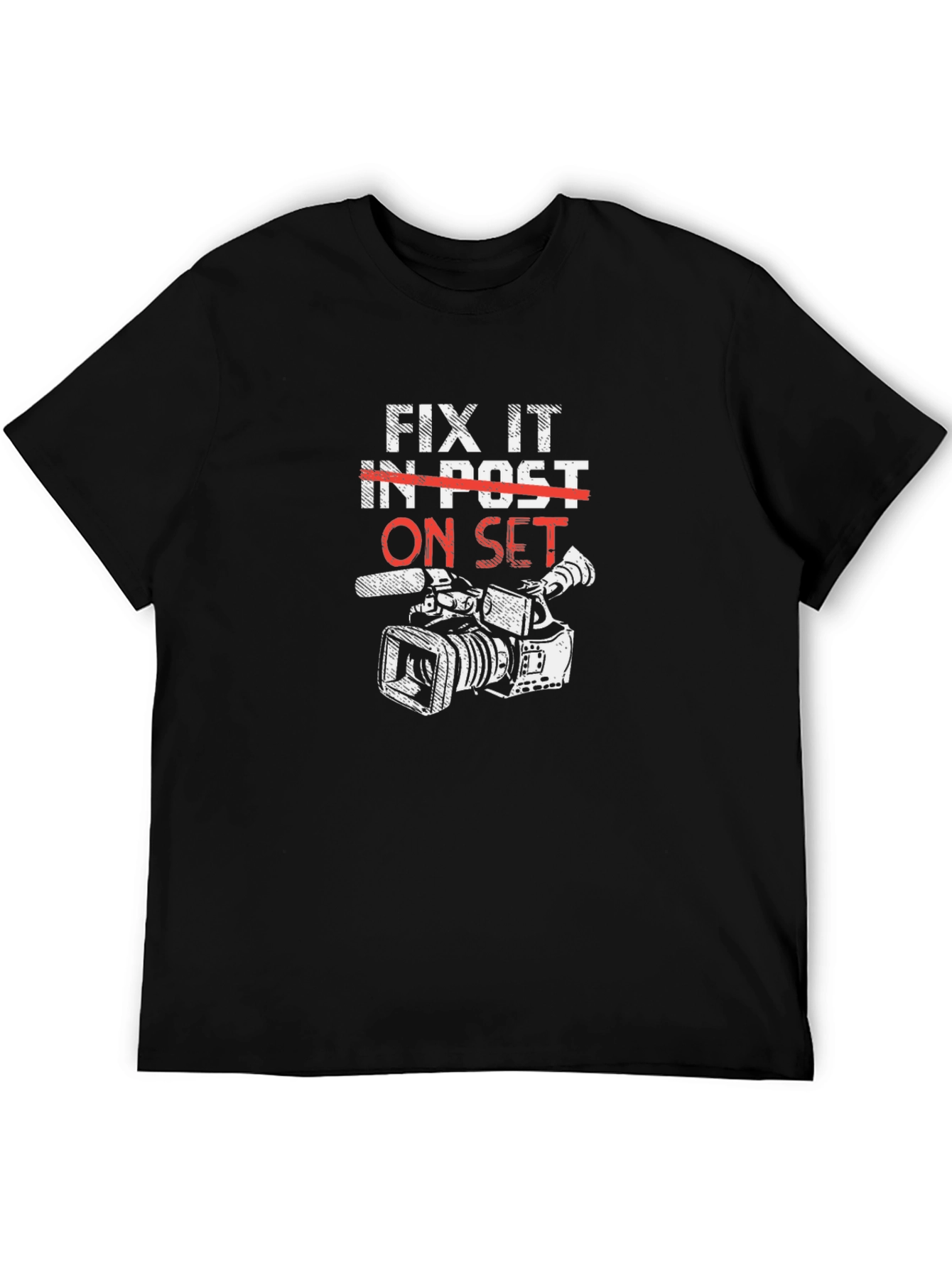 Fix It On Set T-Shirt - Camera Crew Apparel