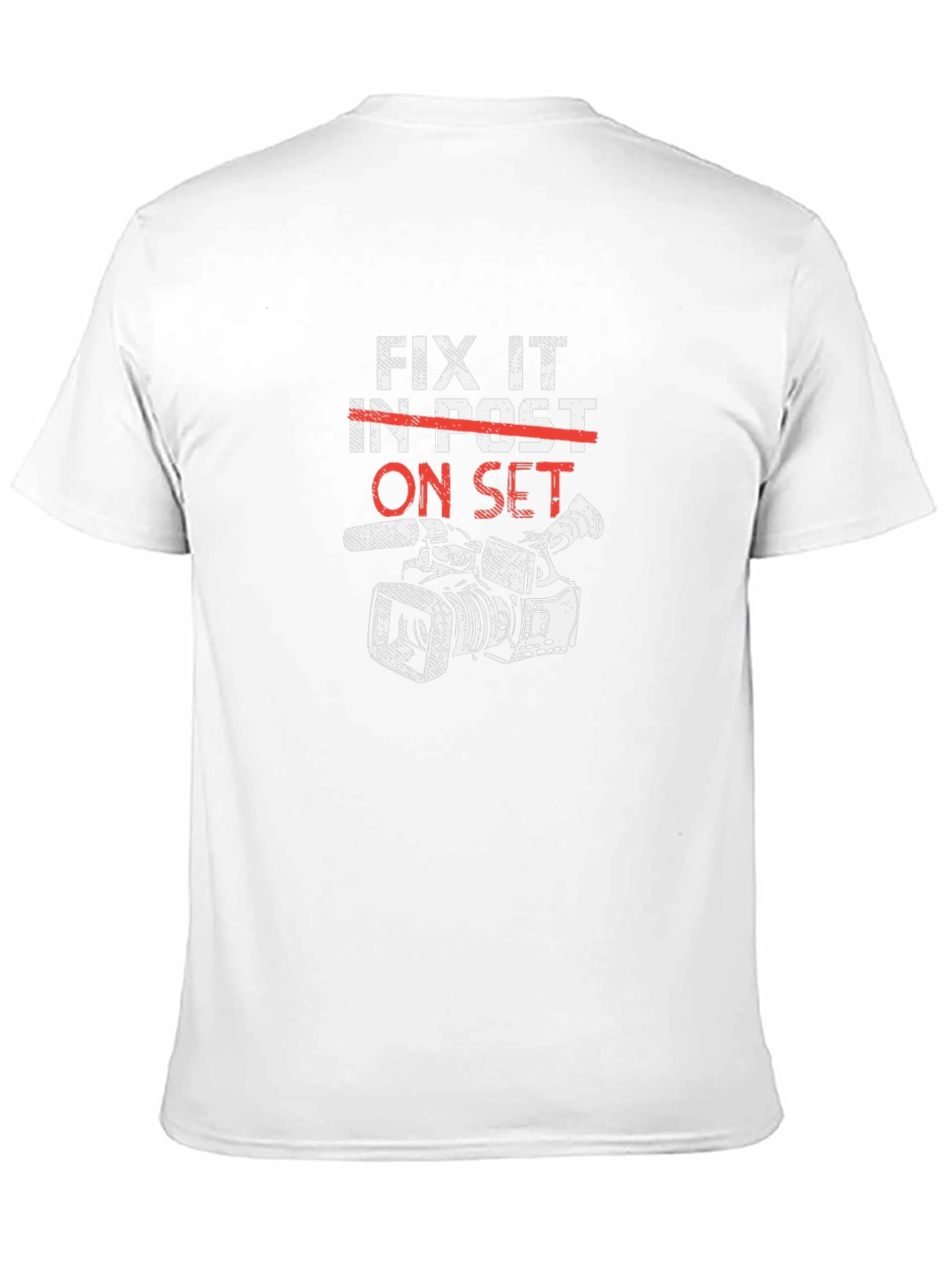 Fix It On Set T-Shirt - Camera Crew Apparel