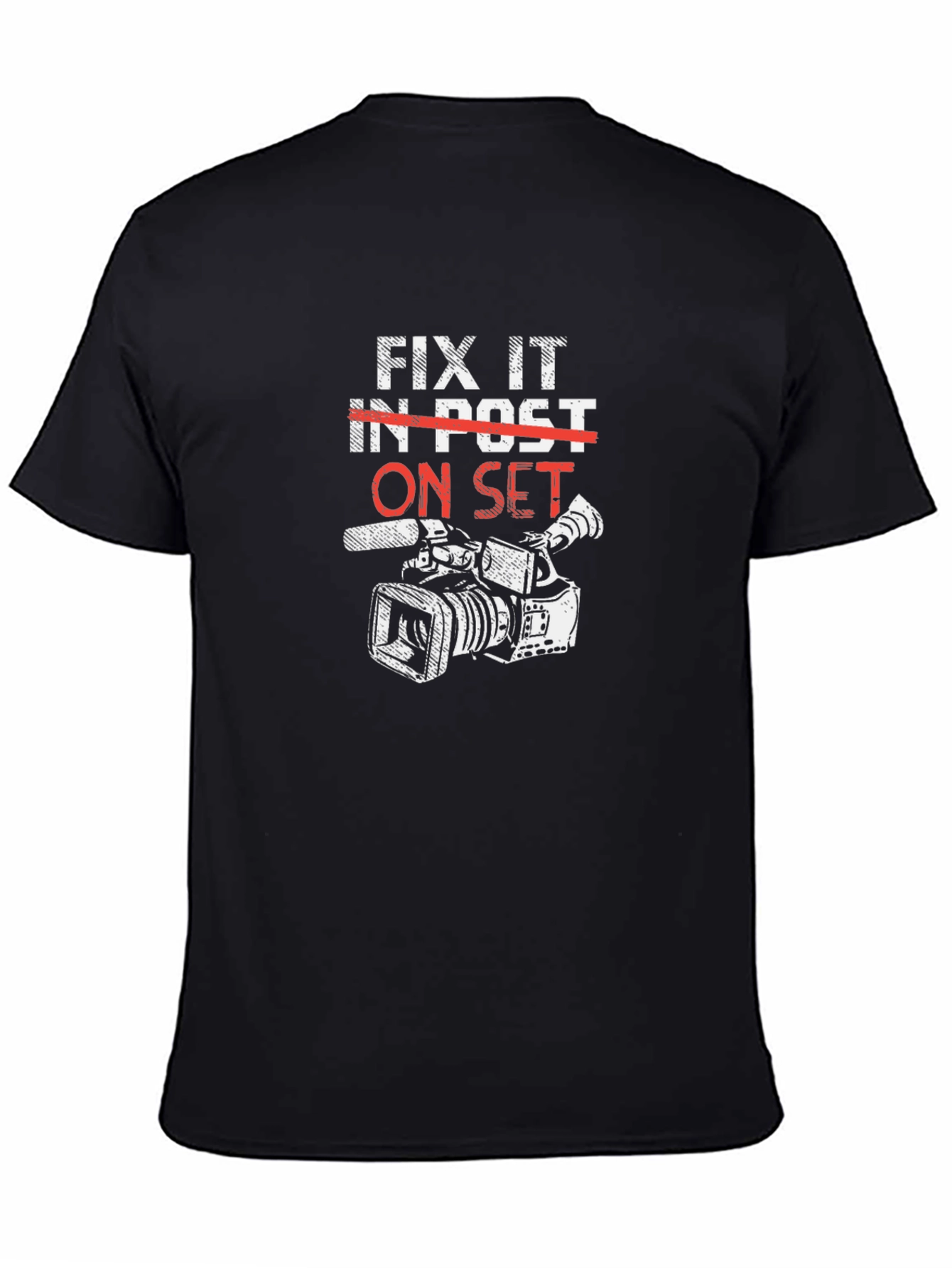 Fix It On Set T-Shirt - Camera Crew Apparel