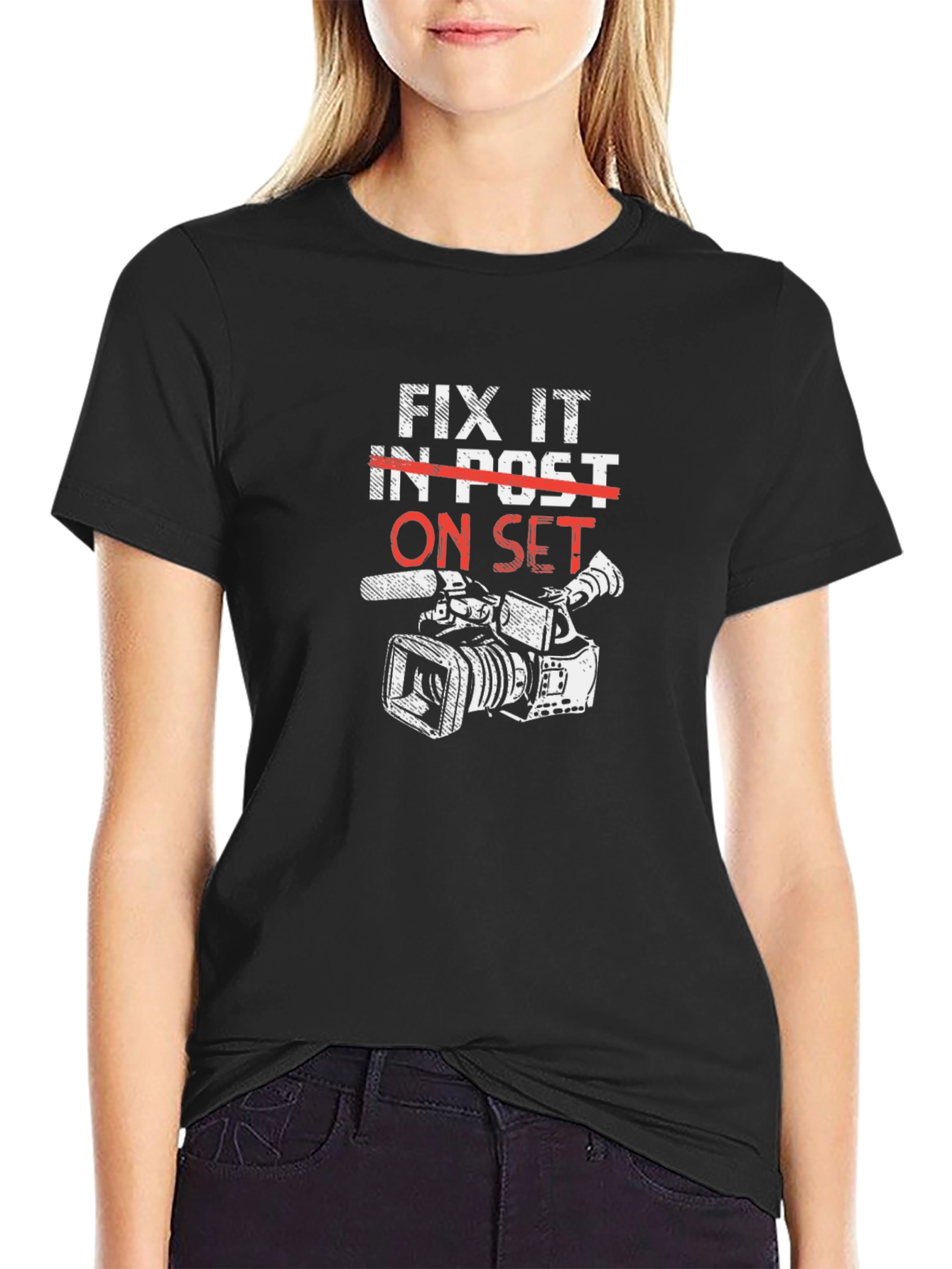 Fix It On Set T-Shirt - Camera Crew Apparel