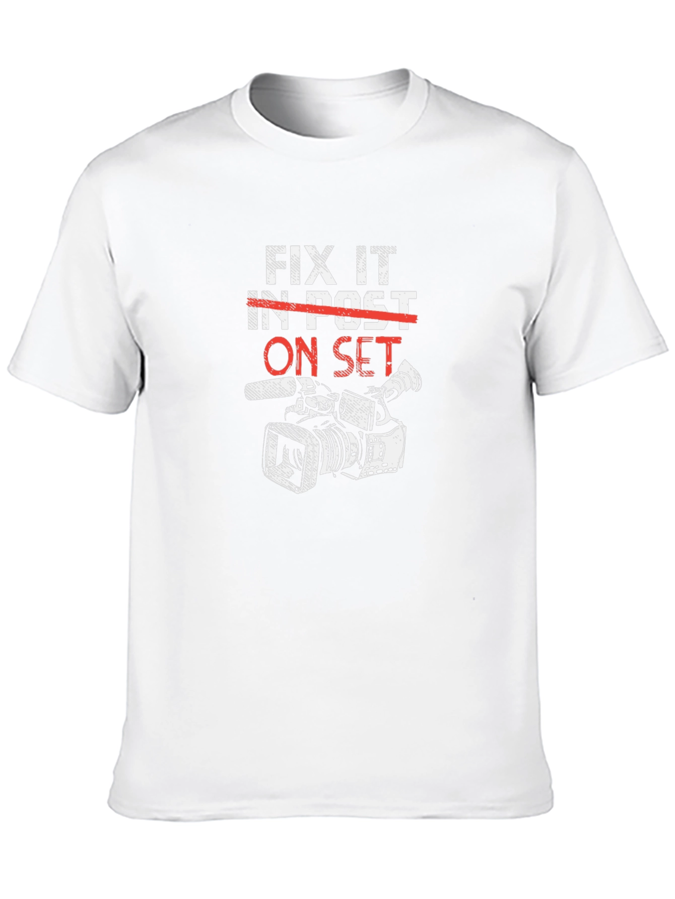 Fix It On Set T-Shirt - Camera Crew Apparel
