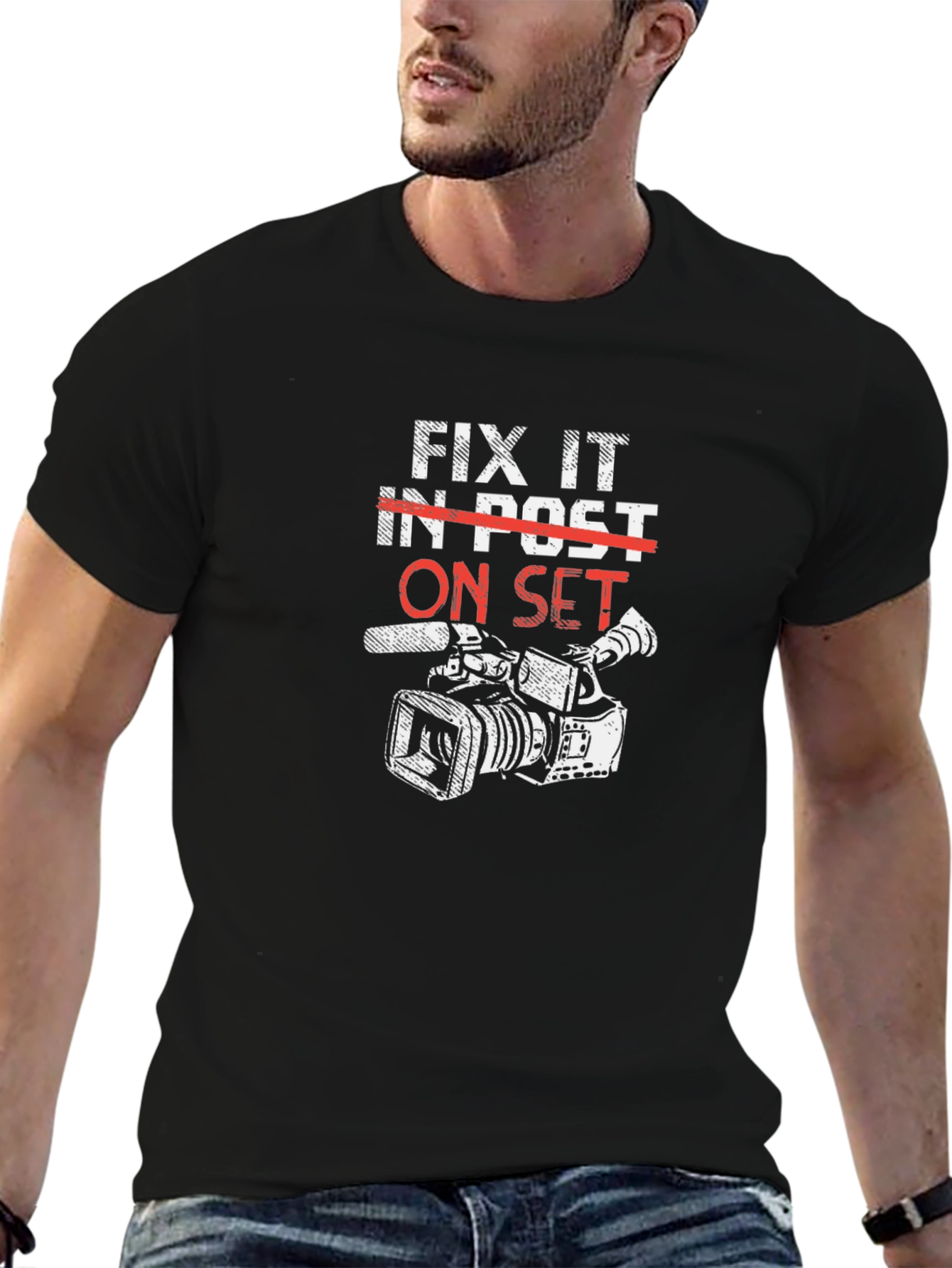 Fix It On Set T-Shirt - Camera Crew Apparel