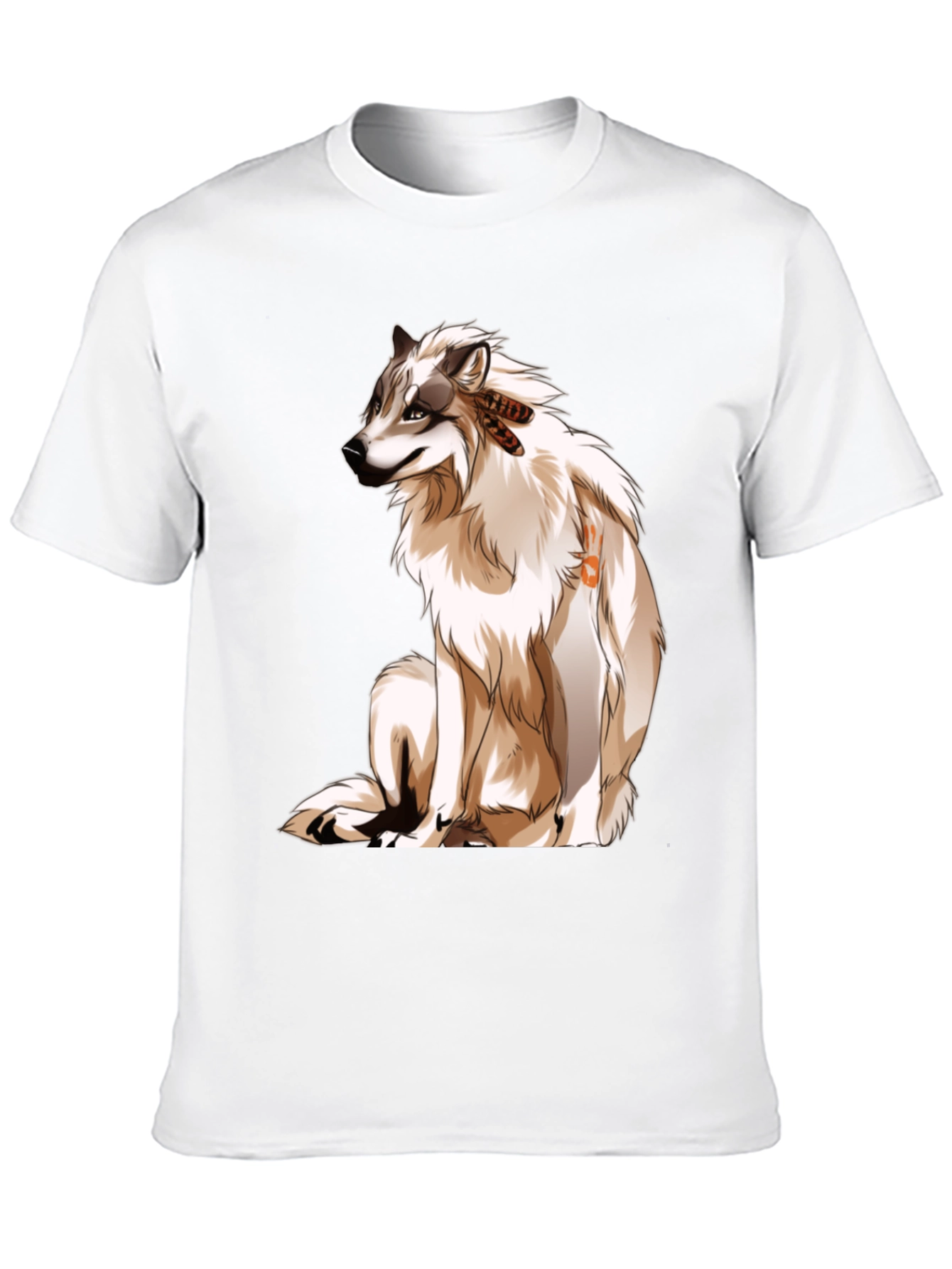 Wolf Graphic Print T-Shirt