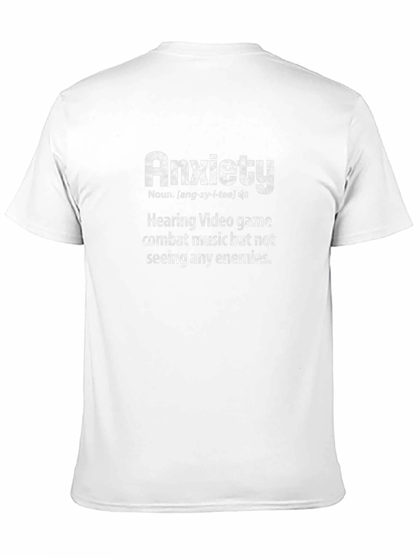 Anxiety Definition T-Shirt - Gamer Humor Tee