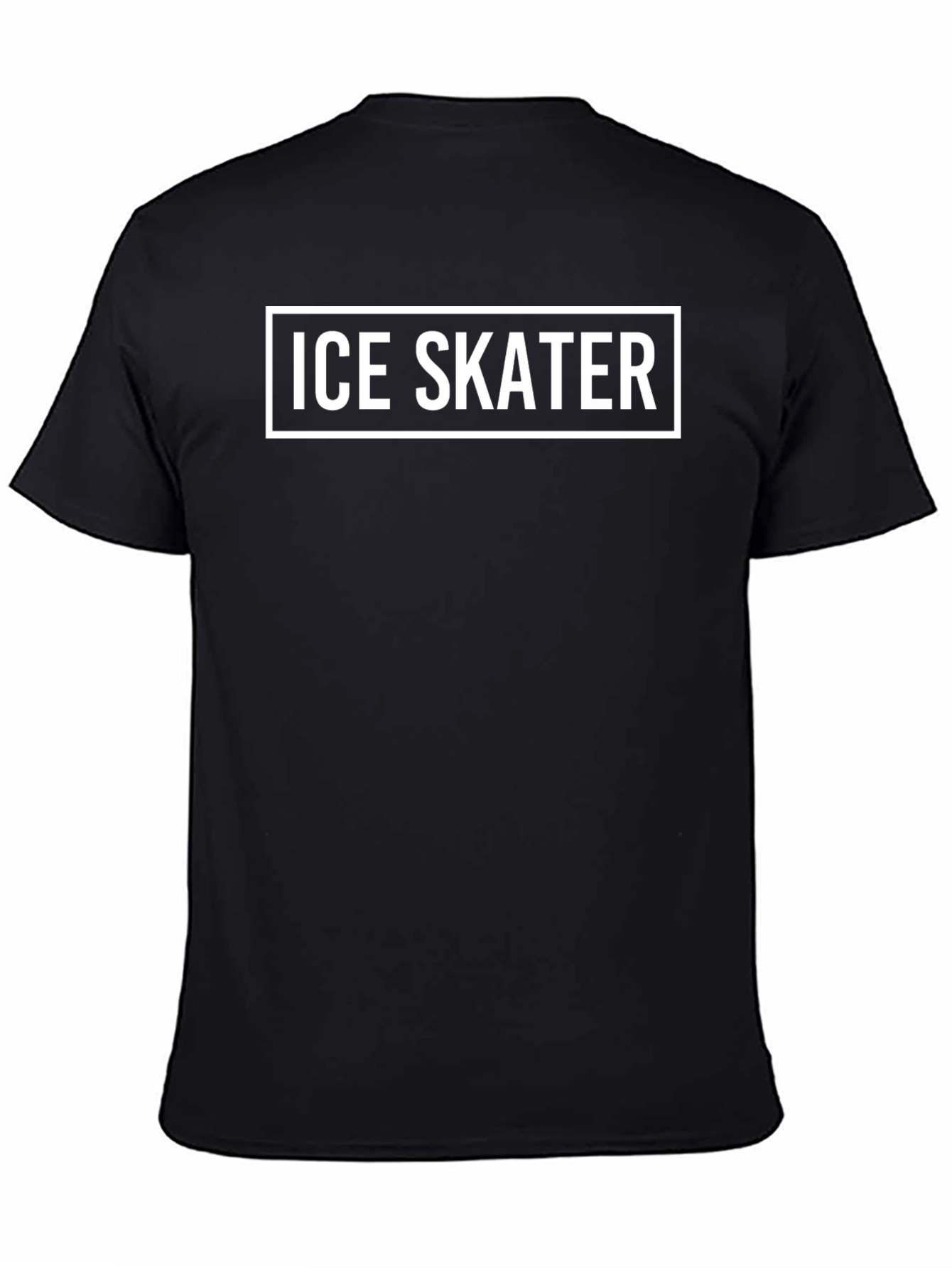 Ice Skater Graphic T-Shirt - Black Classic Fit