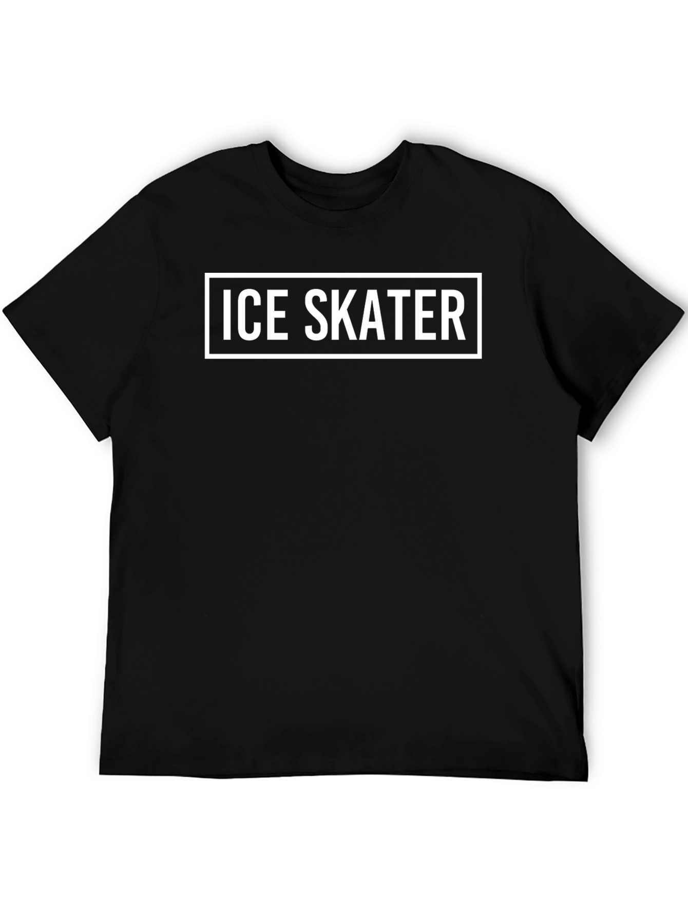 Ice Skater Graphic T-Shirt - Black Classic Fit