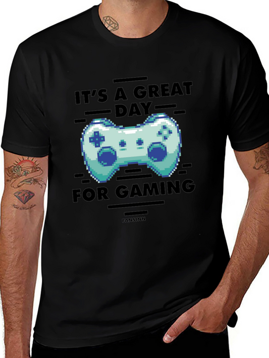 Great Day For Gaming Pixel Art T-Shirt