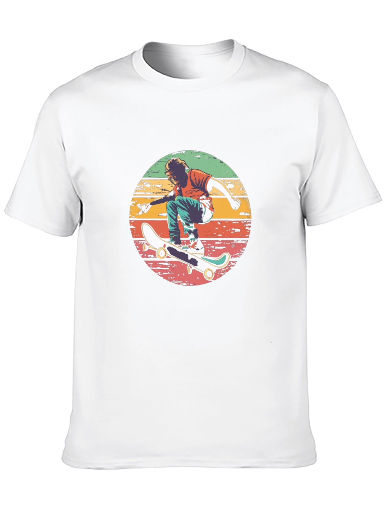 Retro Skater Graphic T-Shirt