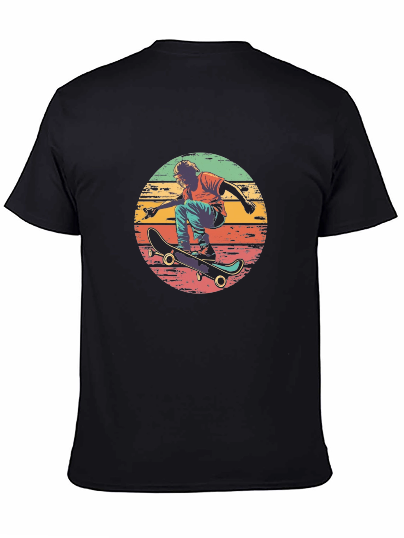 Retro Skater Graphic T-Shirt