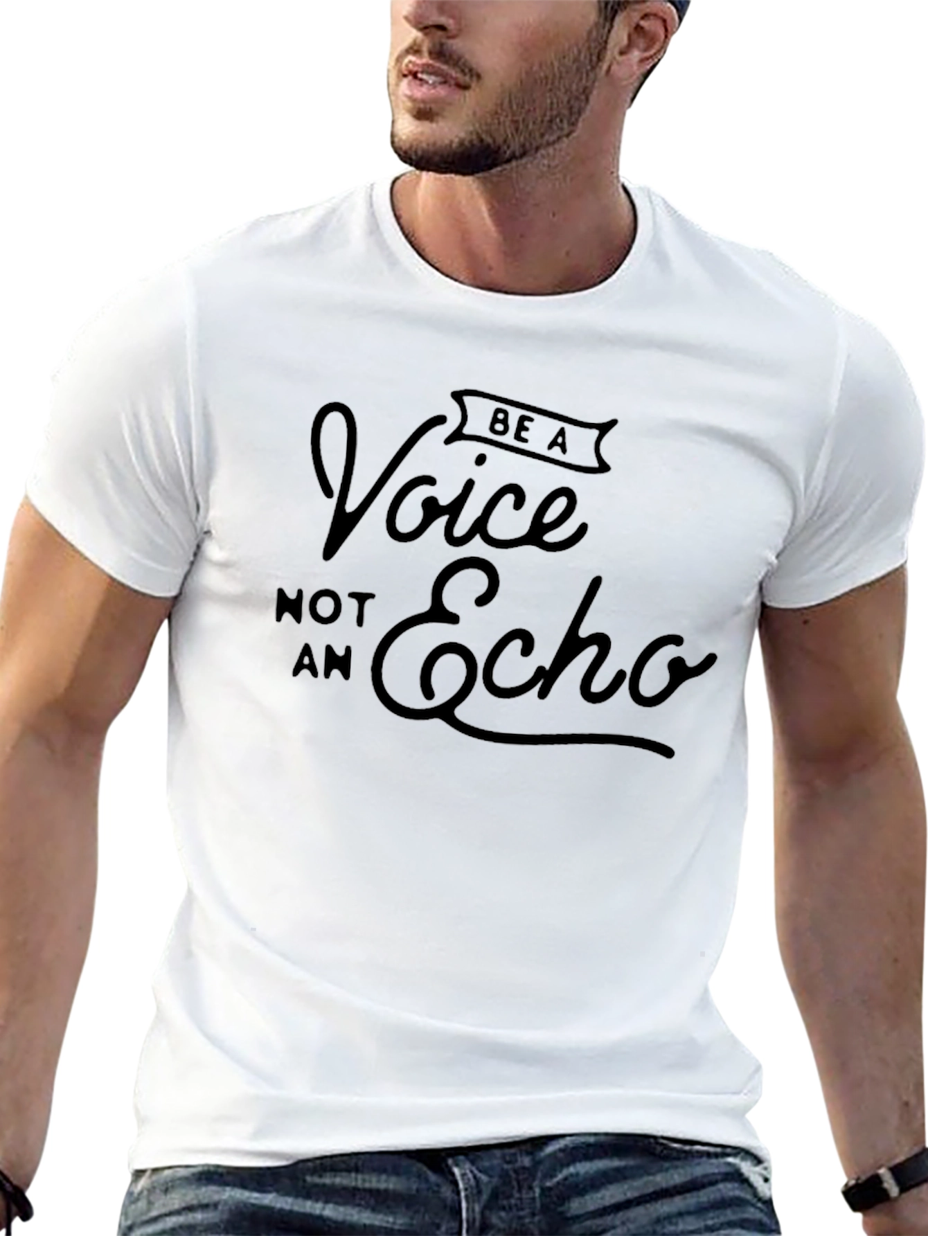 Be a Voice T-Shirt - Mens Graphic Tee