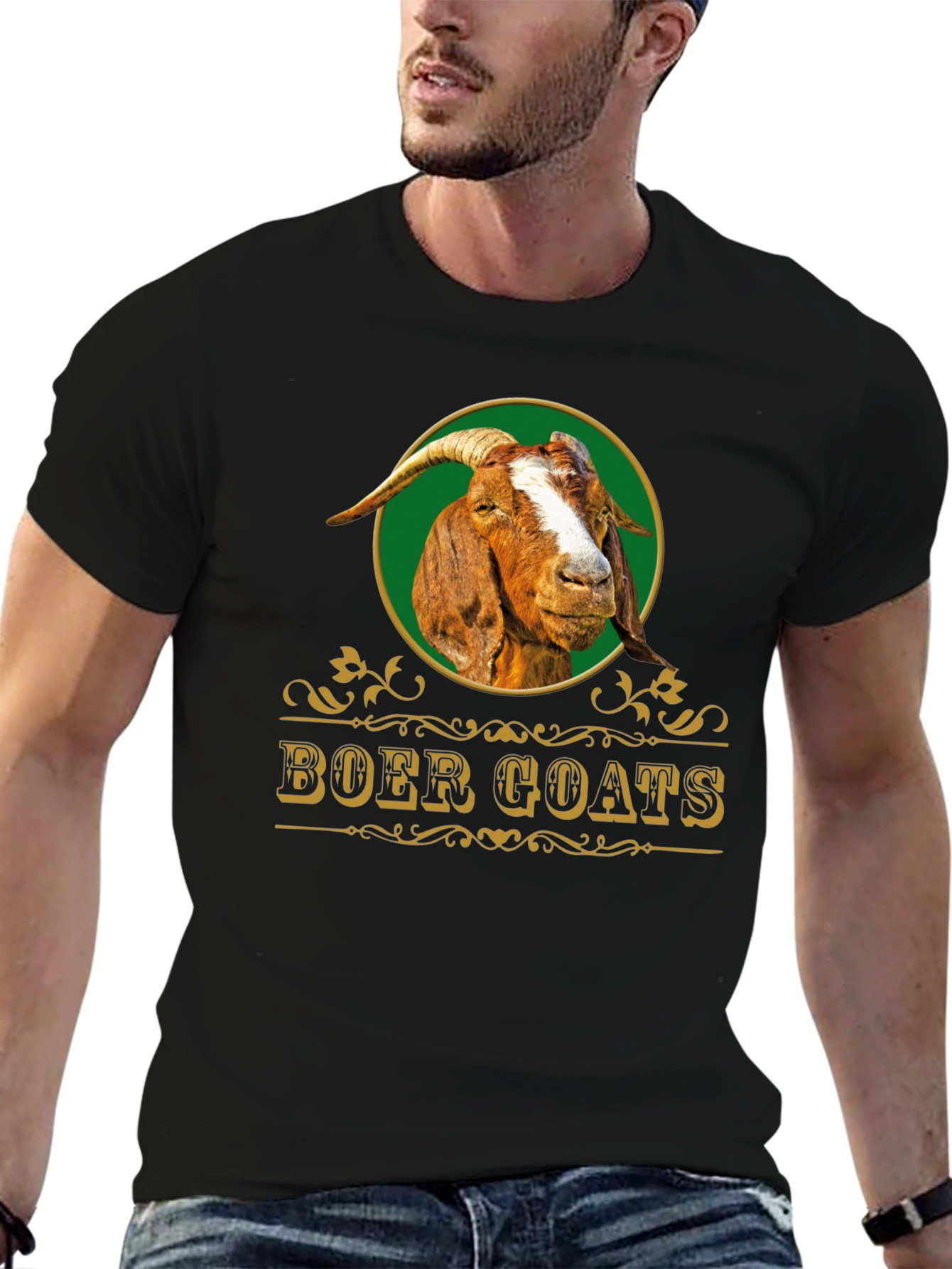 Boer Goats Graphic Tee - Unique Animal Shirt