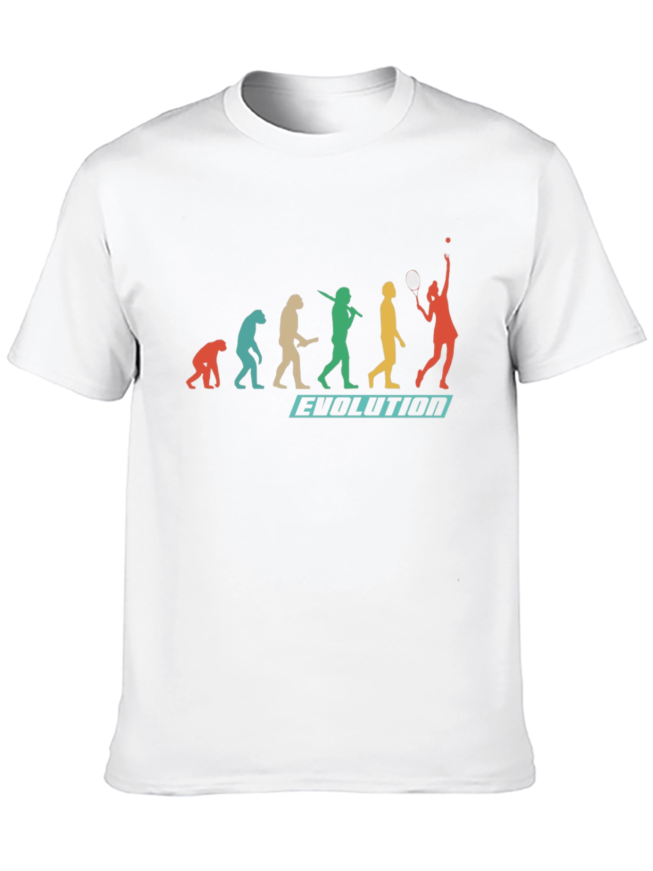 Tennis Evolution Black T-Shirt