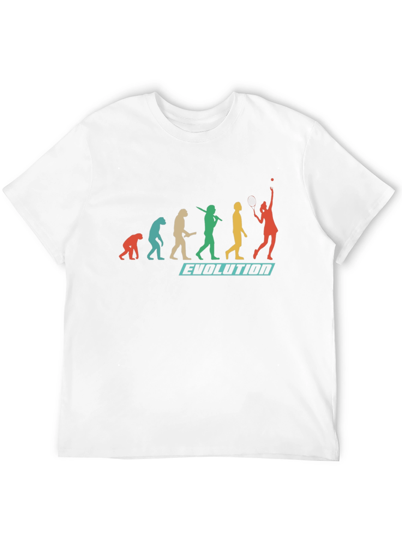 Tennis Evolution Black T-Shirt