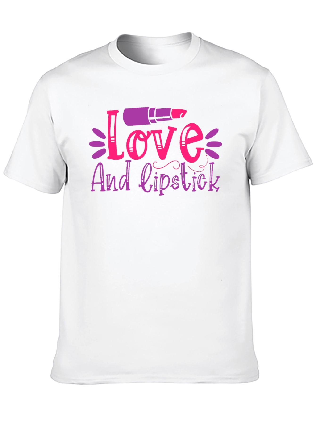 Love and Lipstick Graphic Tee - Black