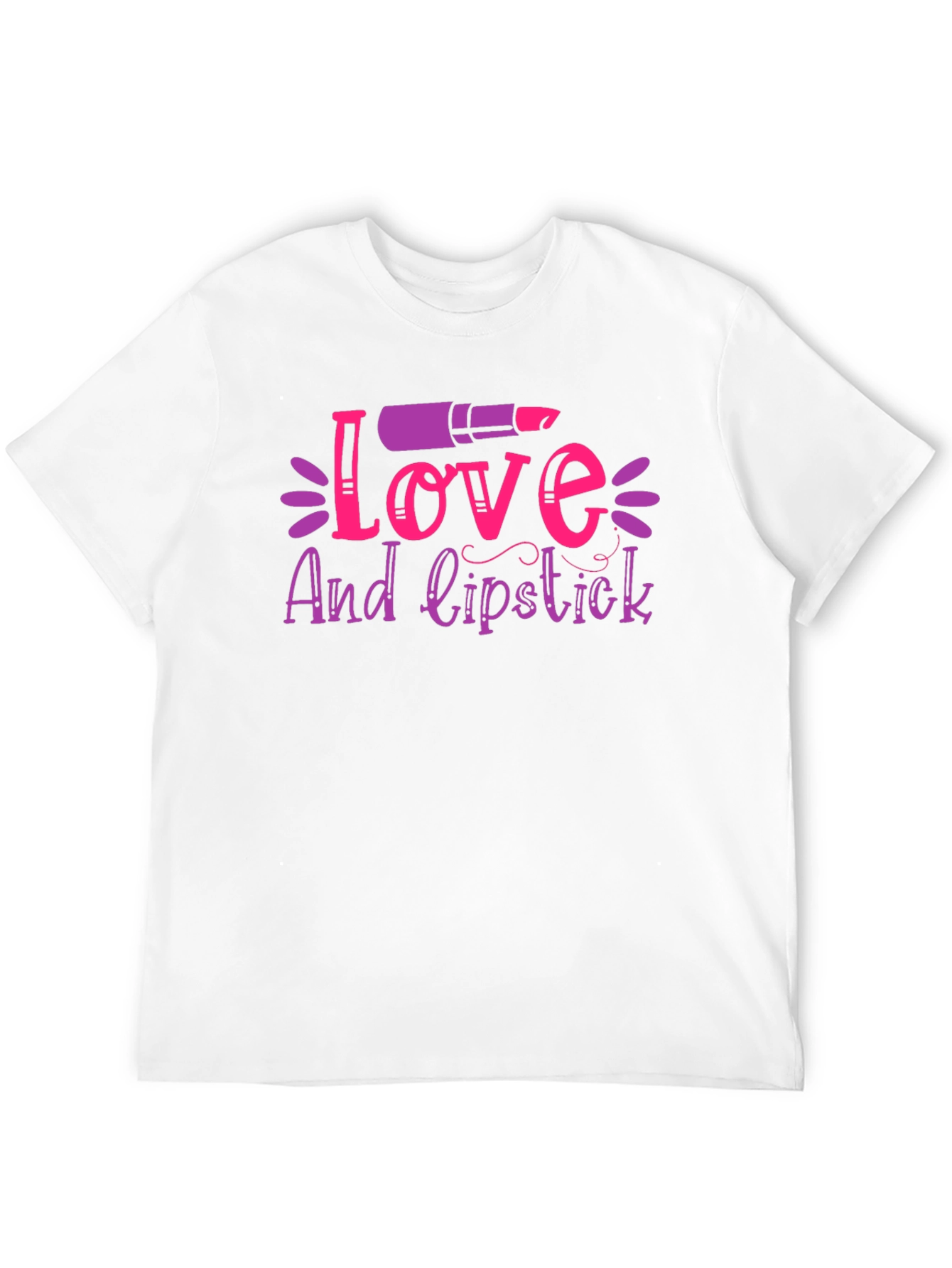 Love and Lipstick Graphic Tee - Black