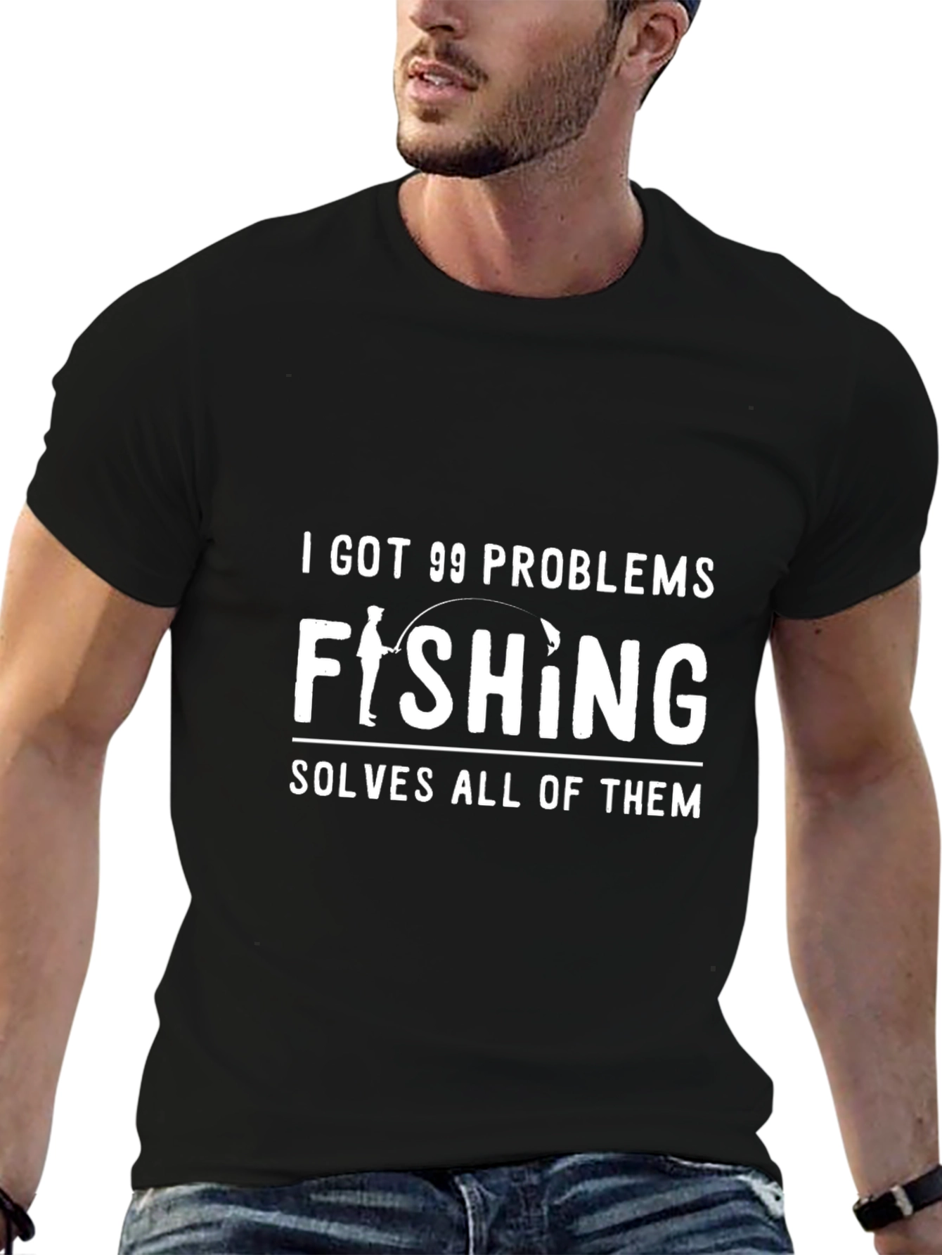 Fishing Solves Problems T-Shirt