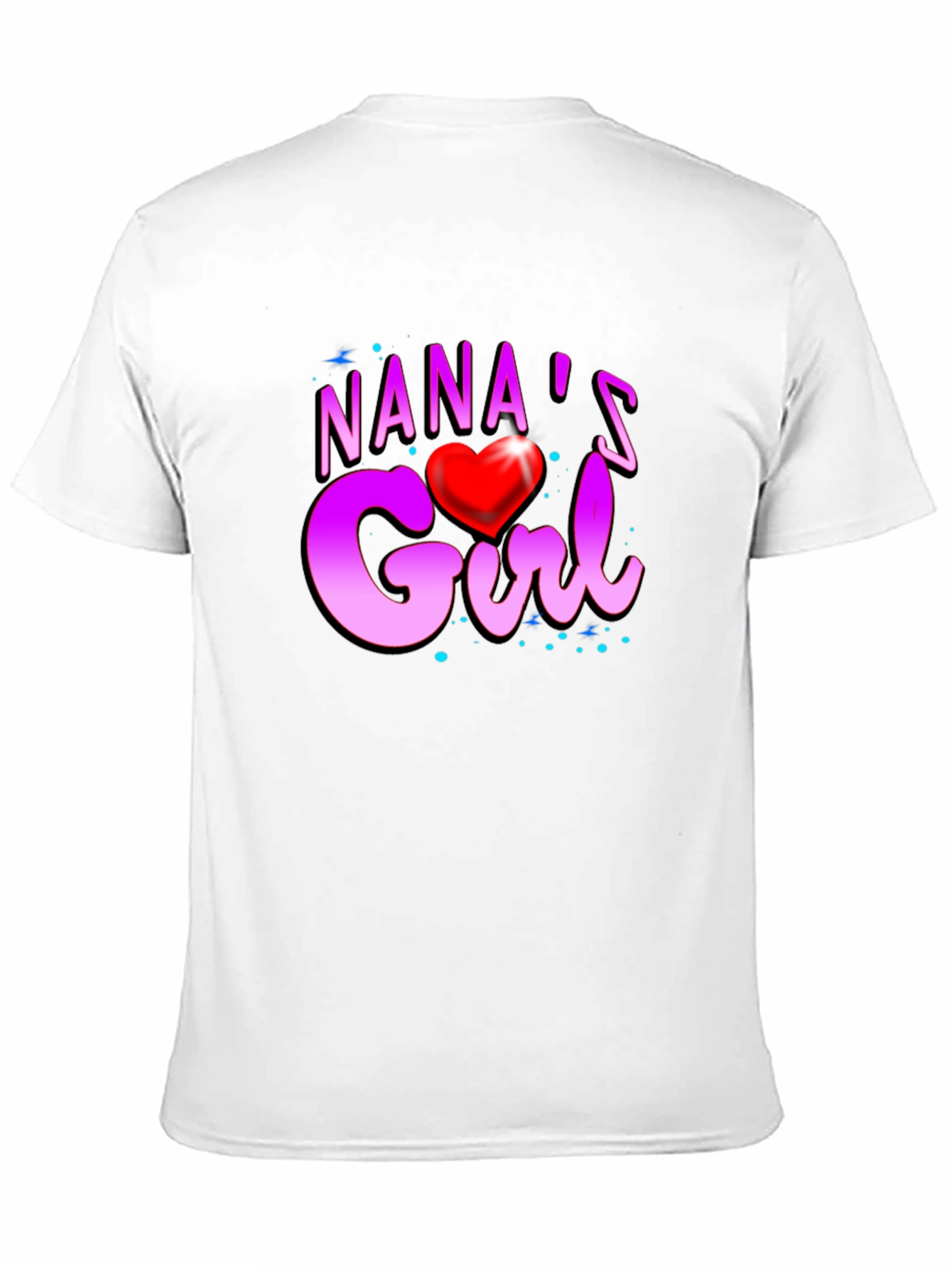 Nanas Girl Heart Graphic T-Shirt