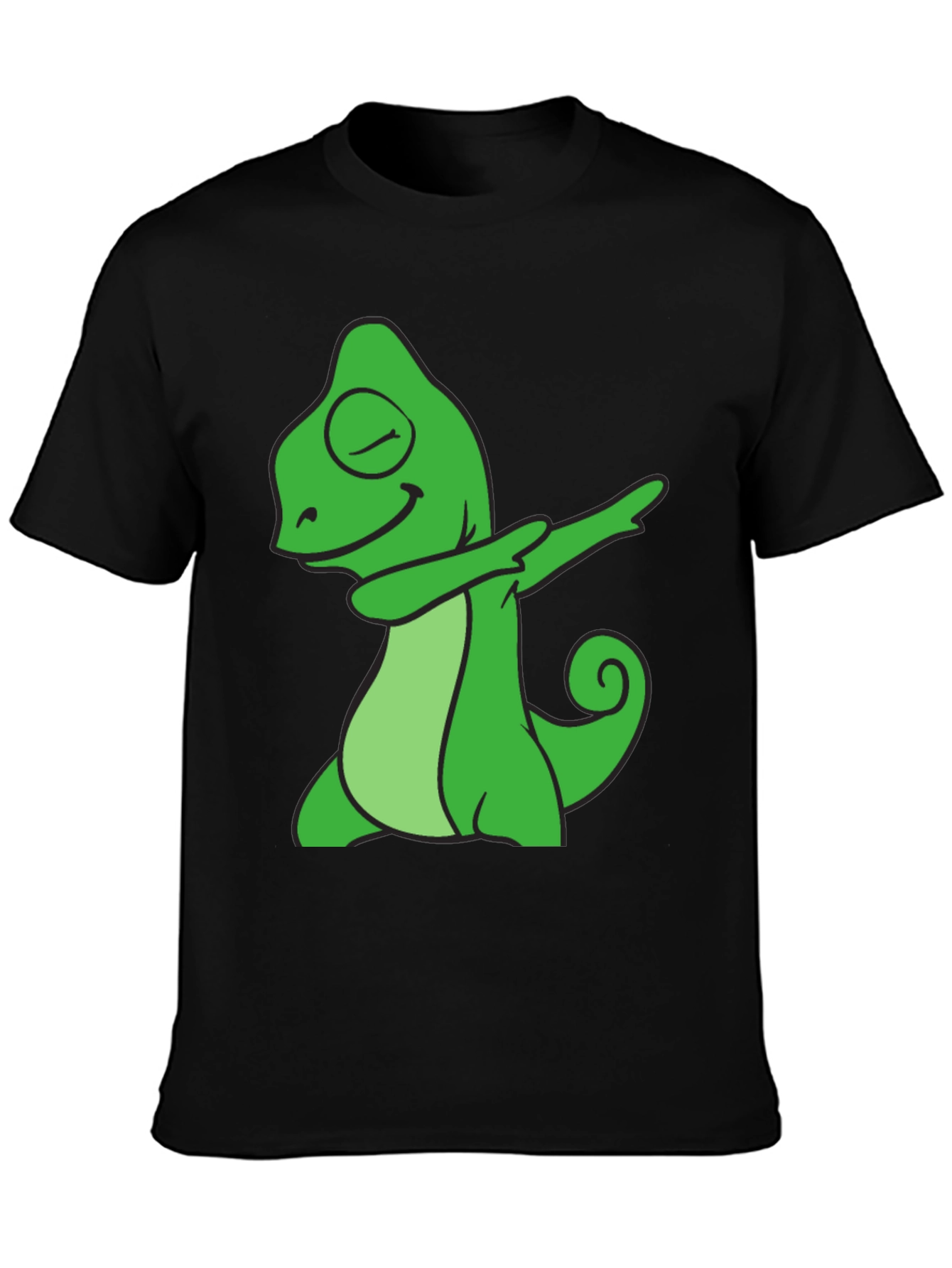 Dabbing Chameleon T-Shirt - Cool Graphic Tee
