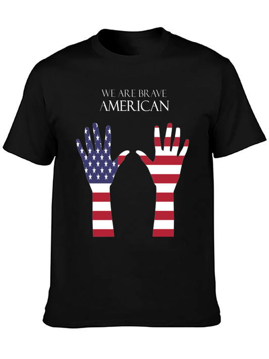 Brave American T-Shirt - Patriotic Design