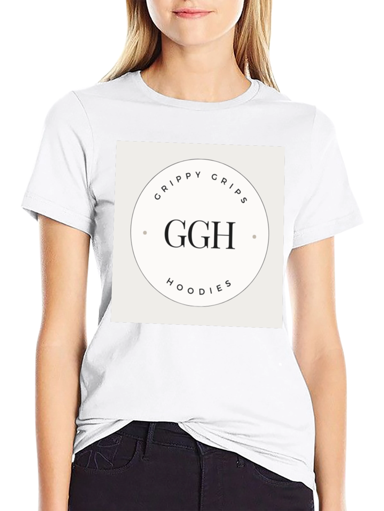 GGH Grippy Grips Hoodies Black T-Shirt