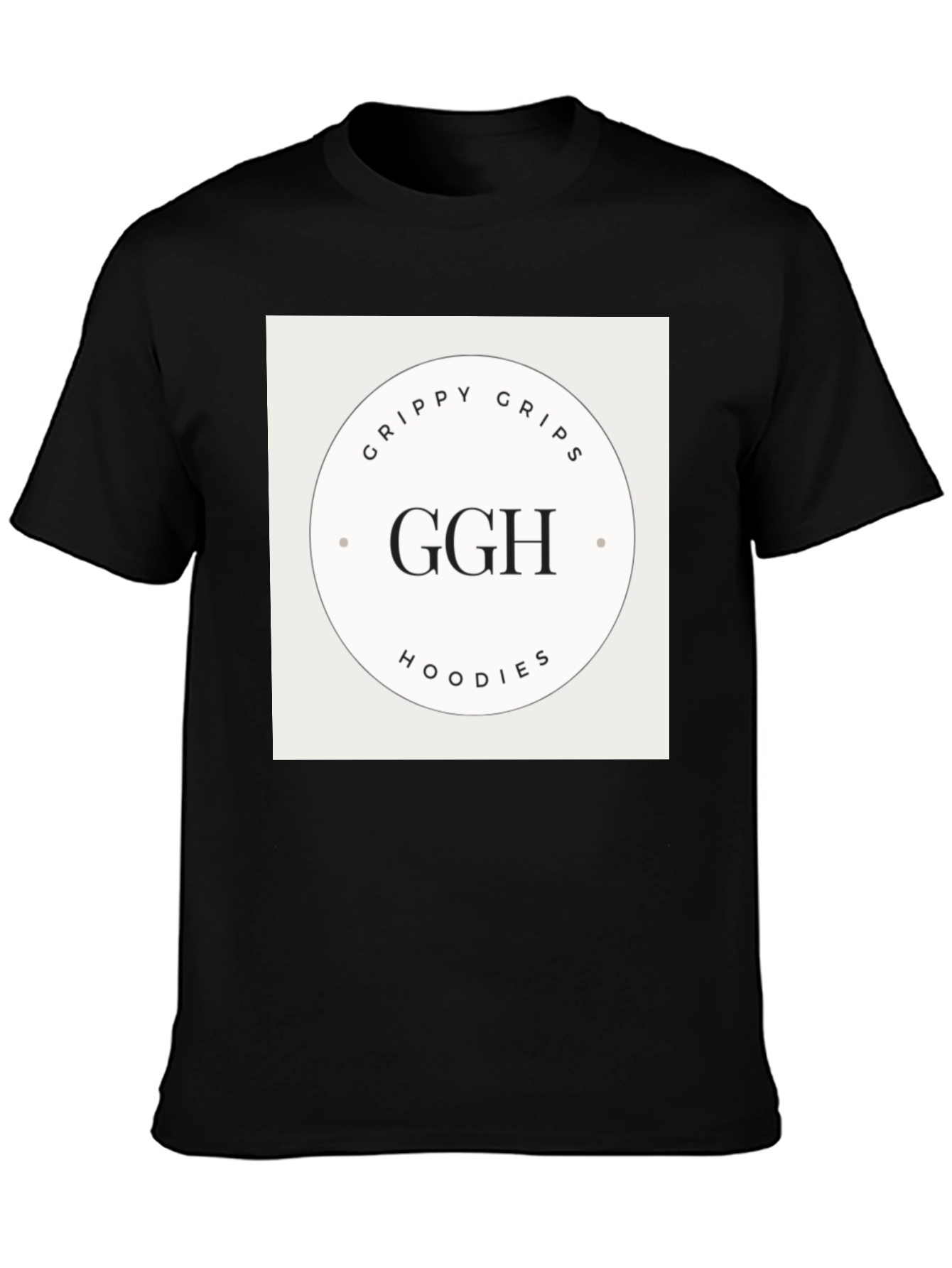 GGH Grippy Grips Hoodies Black T-Shirt