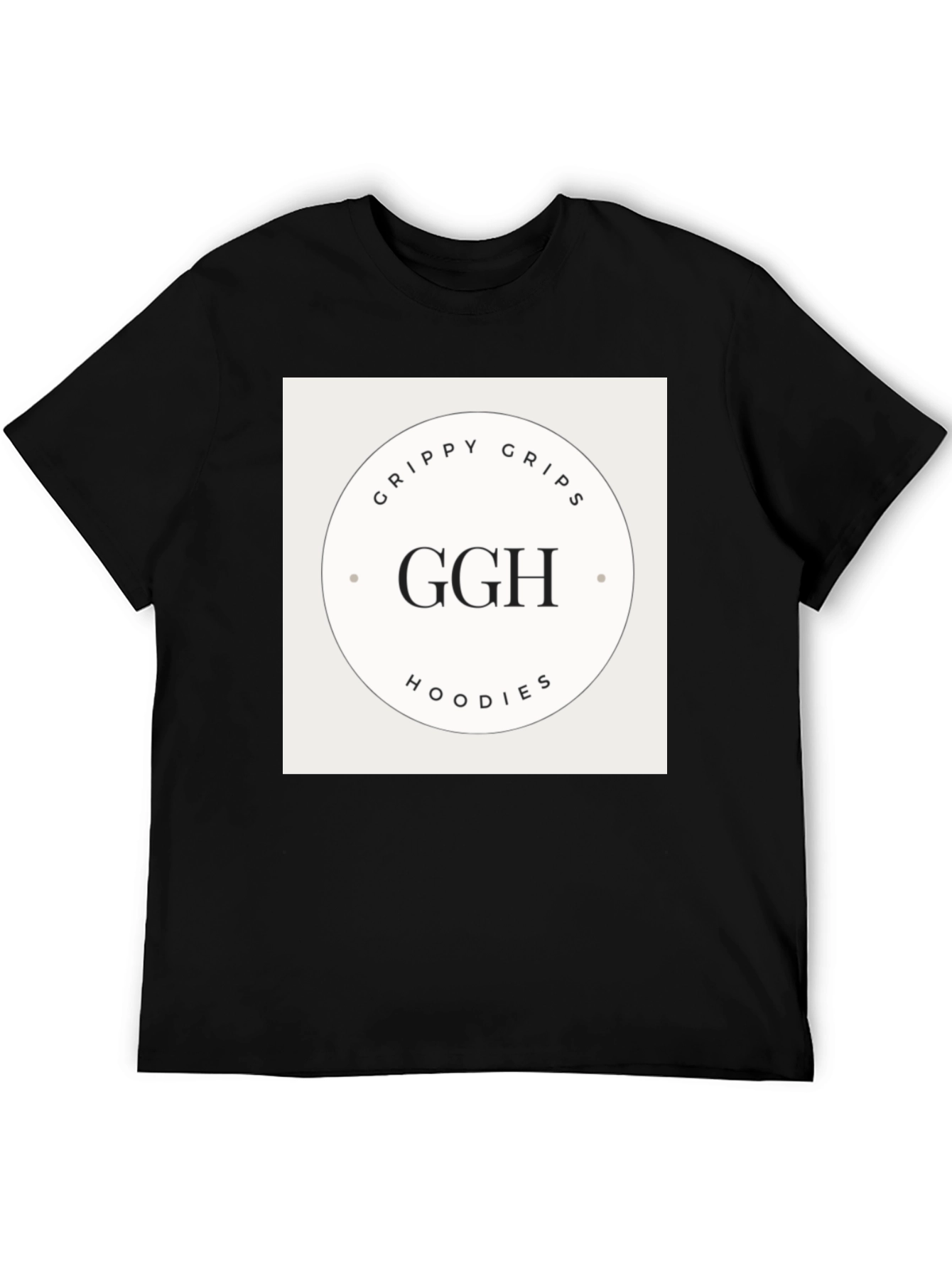 GGH Grippy Grips Hoodies Black T-Shirt