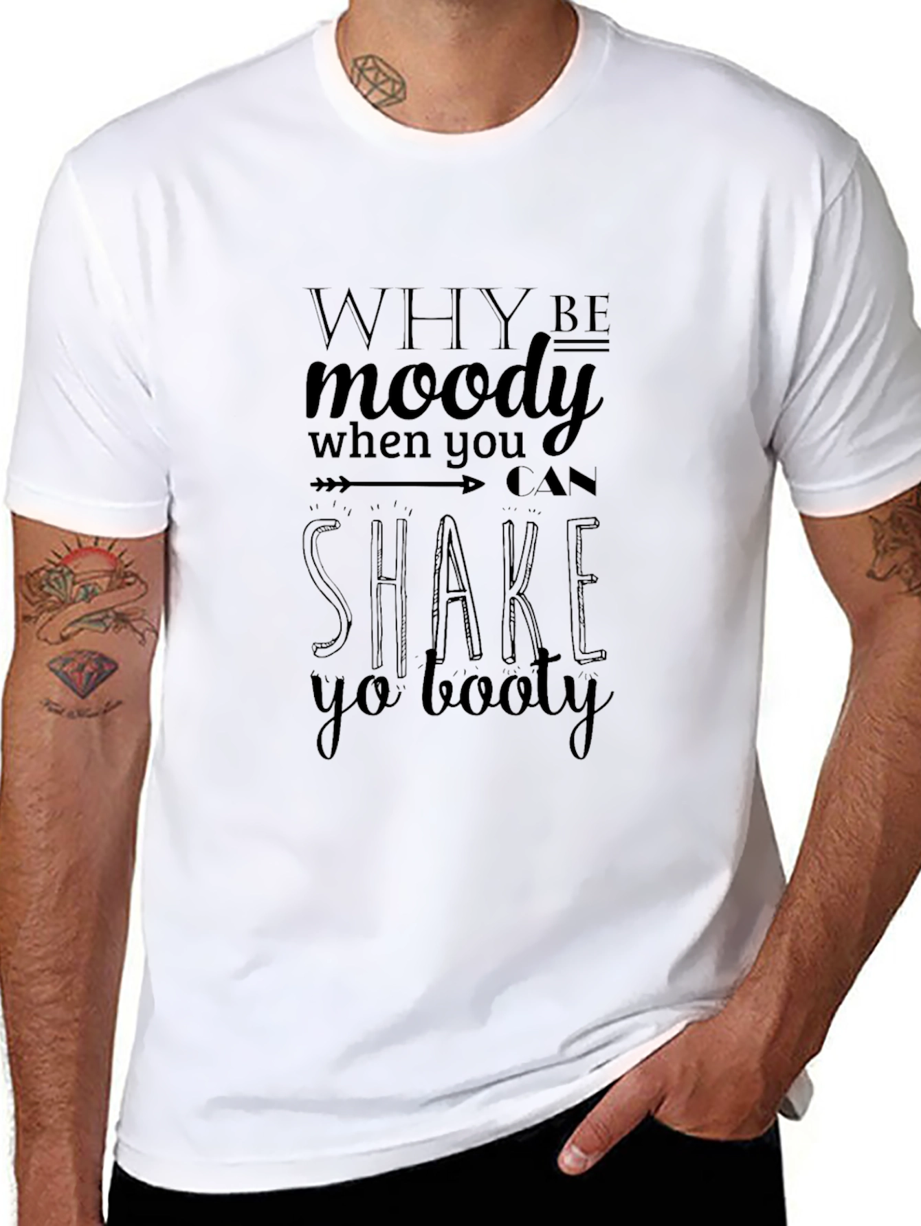 Why Be Moody Graphic Tee