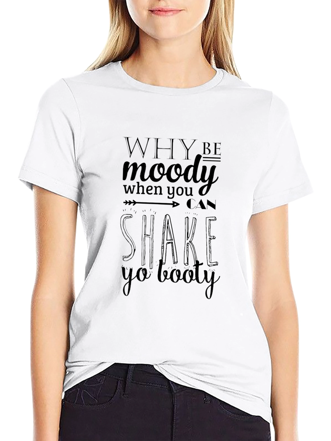 Why Be Moody Graphic Tee