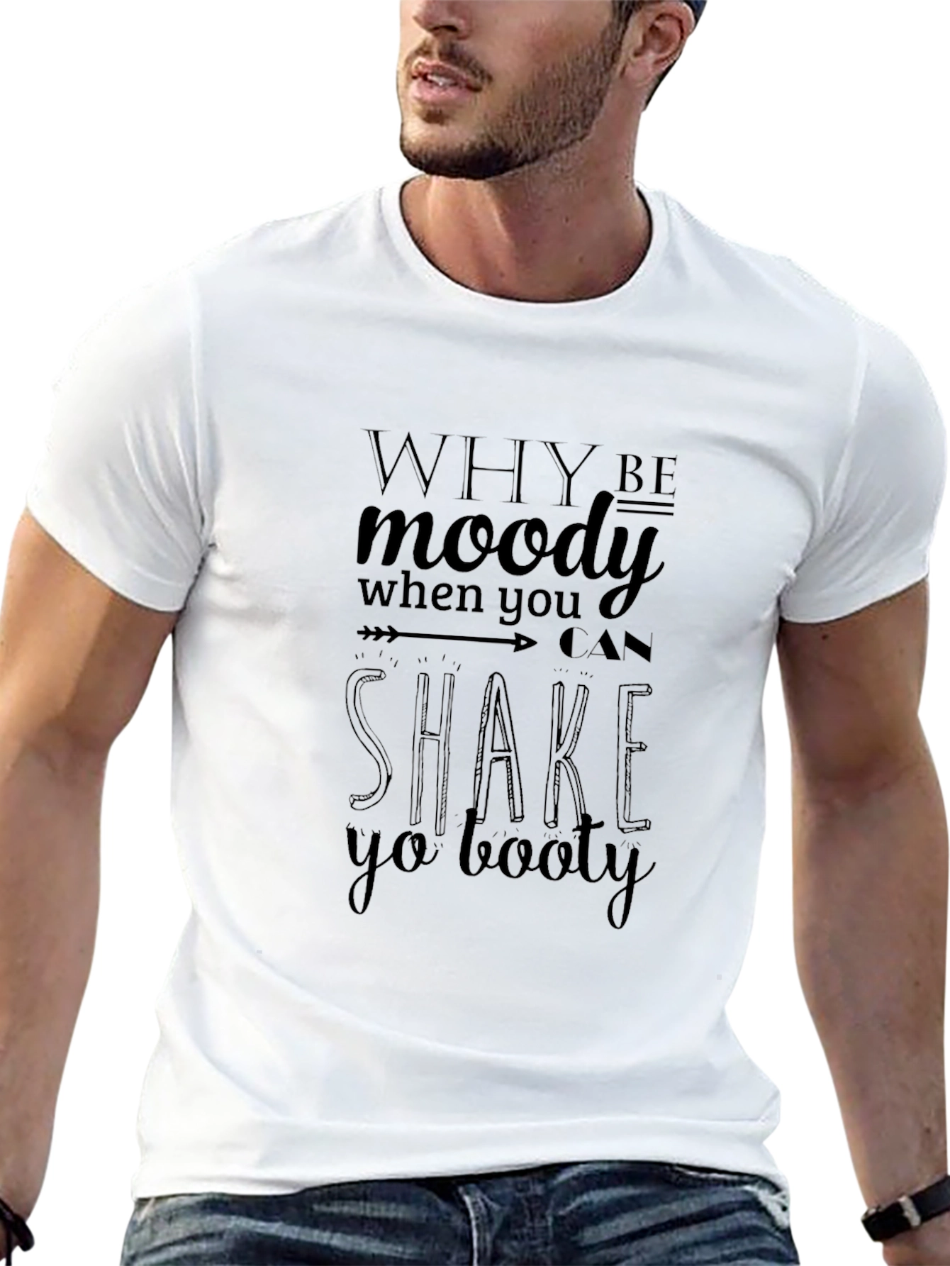 Why Be Moody Graphic Tee