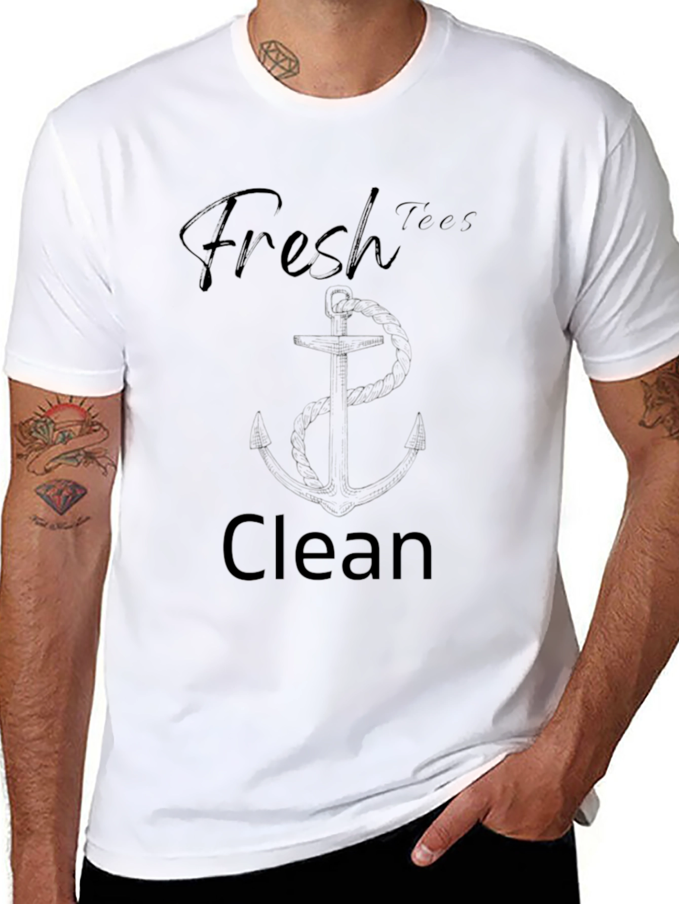Fresh & Clean Anchor Graphic T-Shirt