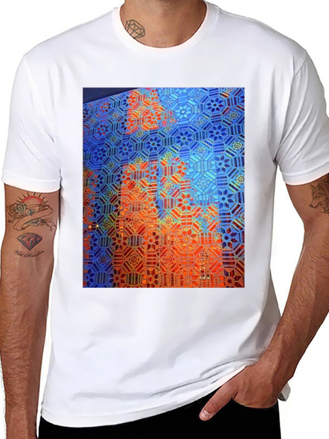 Geometric Pattern T-Shirt