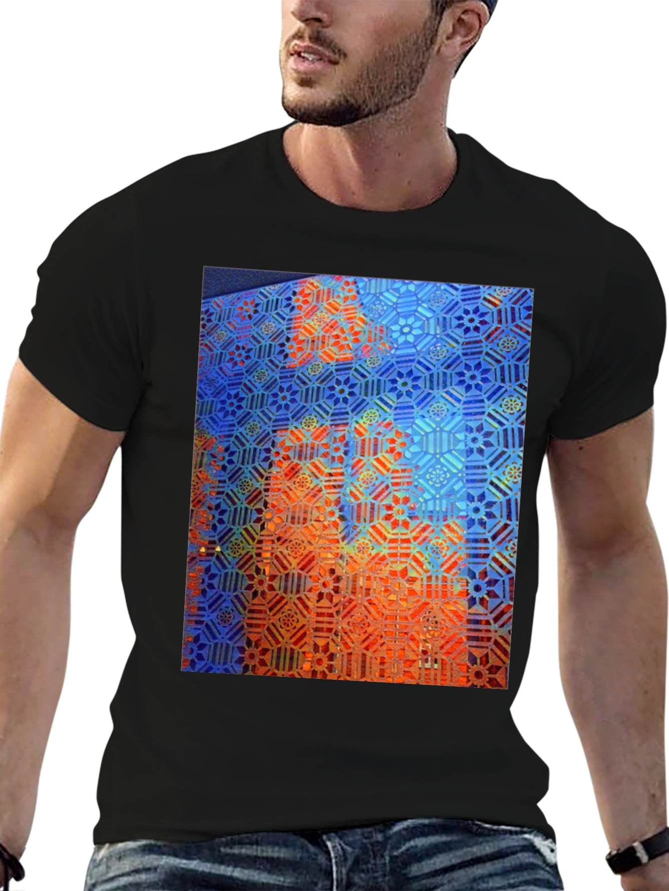 Geometric Pattern T-Shirt