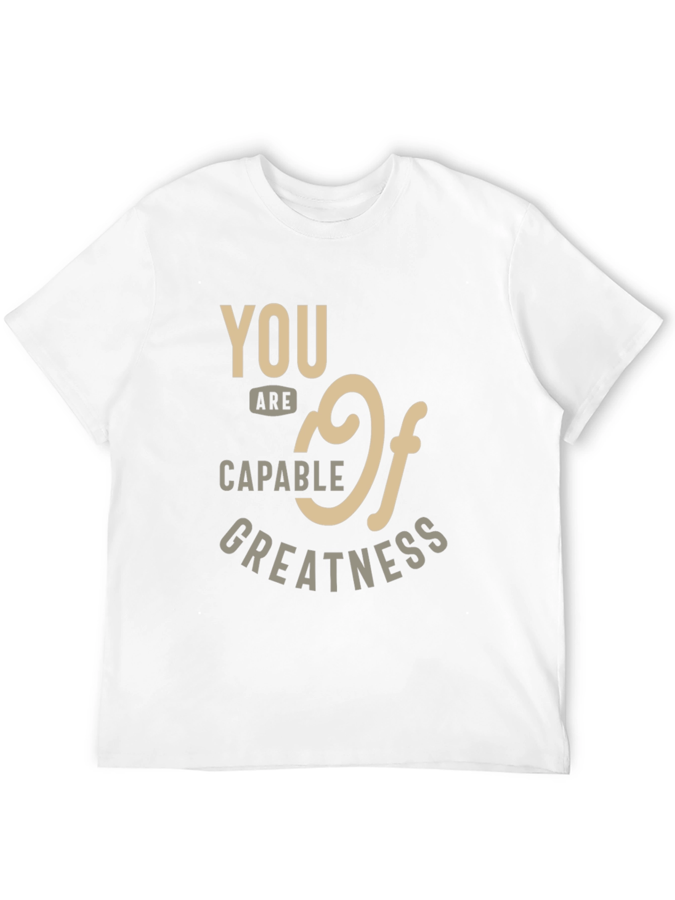 Inspirational Capable of Greatness Graphic Tee