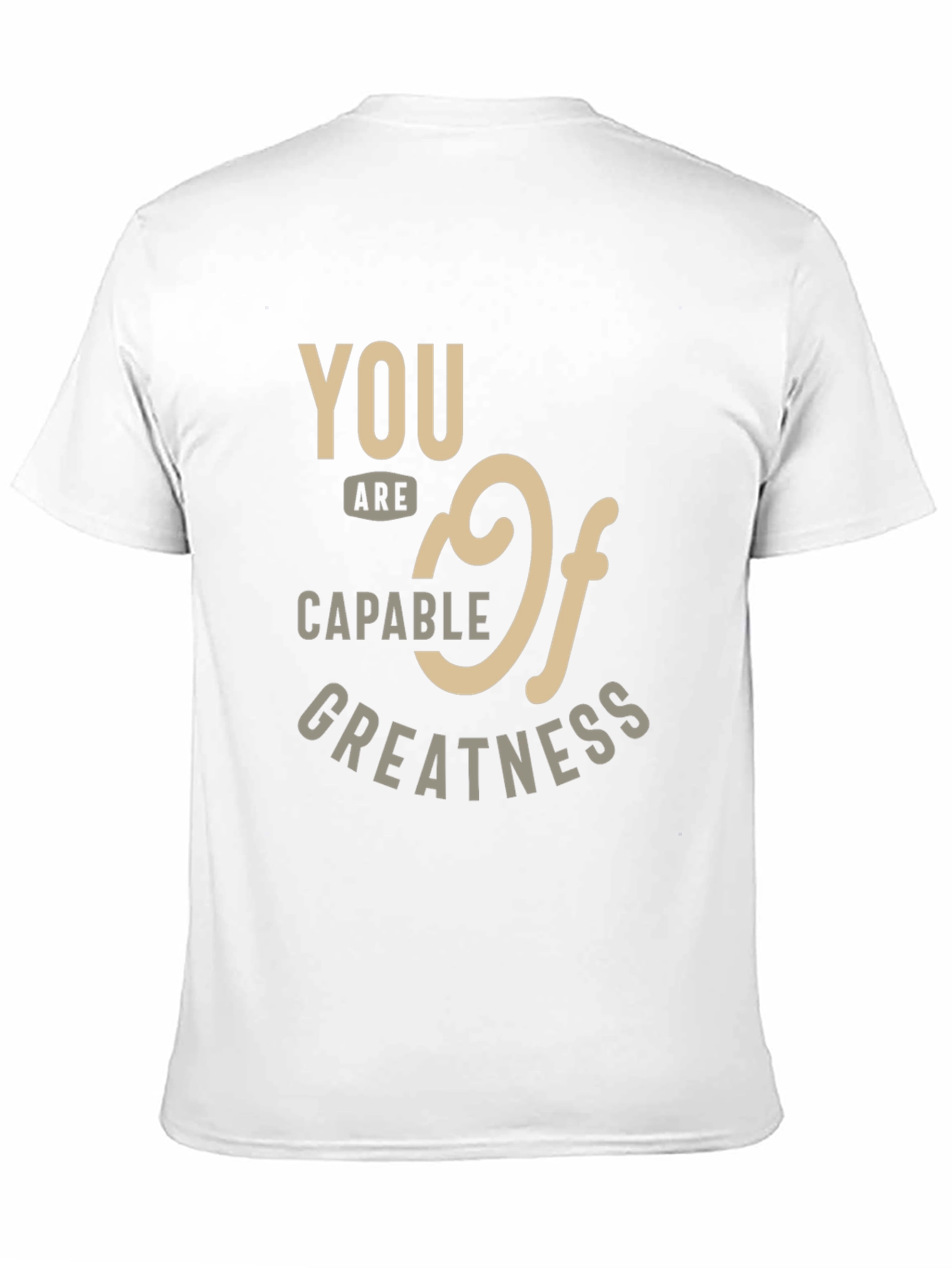 Inspirational Capable of Greatness Graphic Tee
