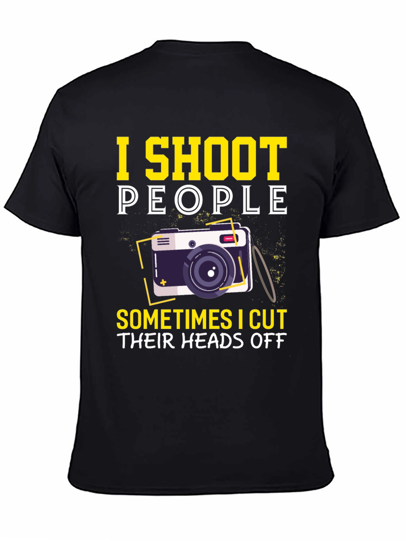 I Shoot People Funny Photographer Graphic T-Shirt