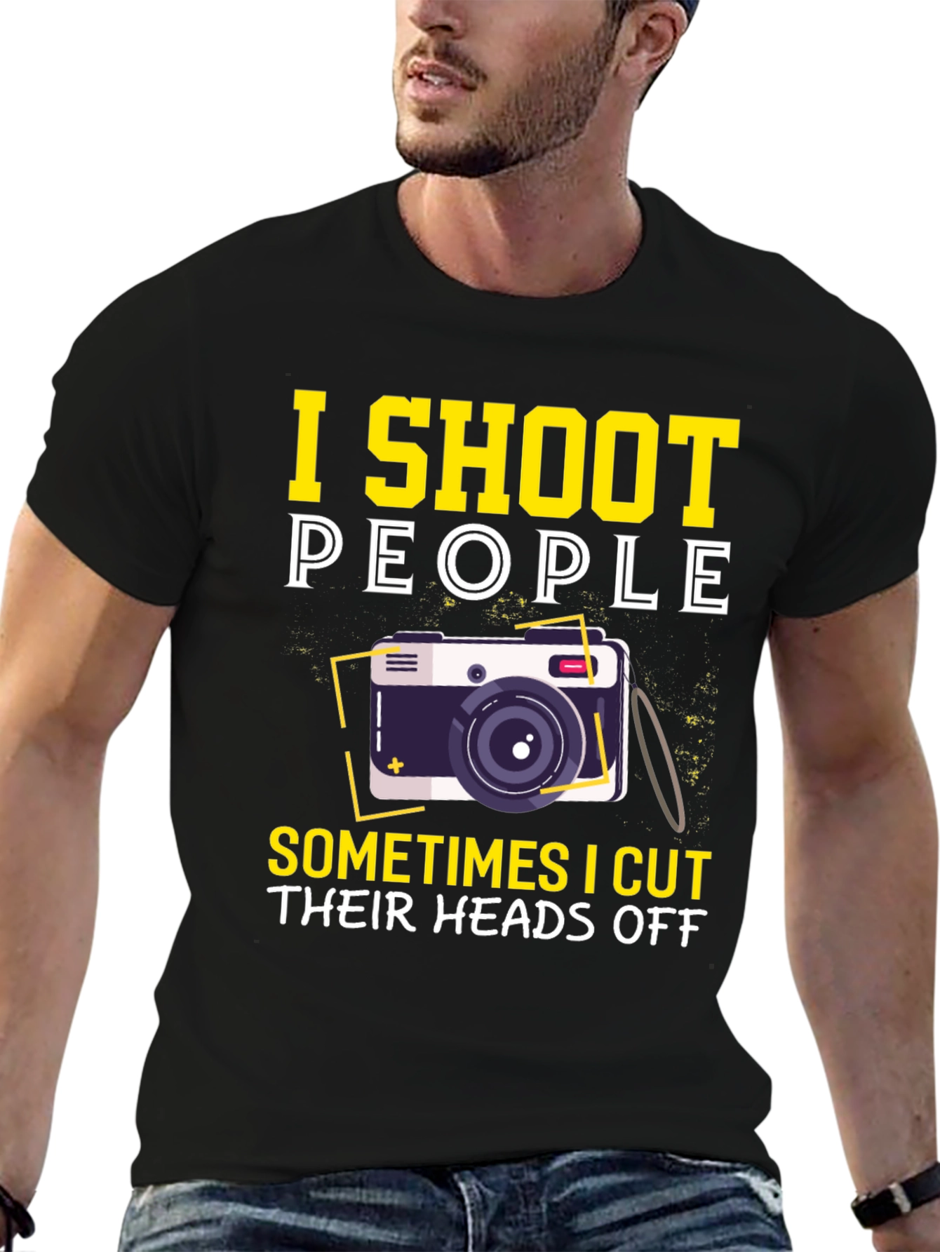 I Shoot People Funny Photographer Graphic T-Shirt