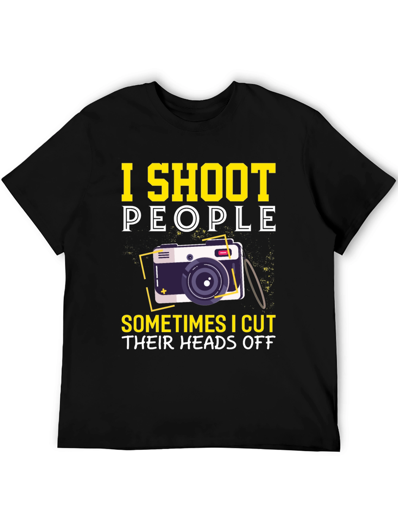 I Shoot People Funny Photographer Graphic T-Shirt