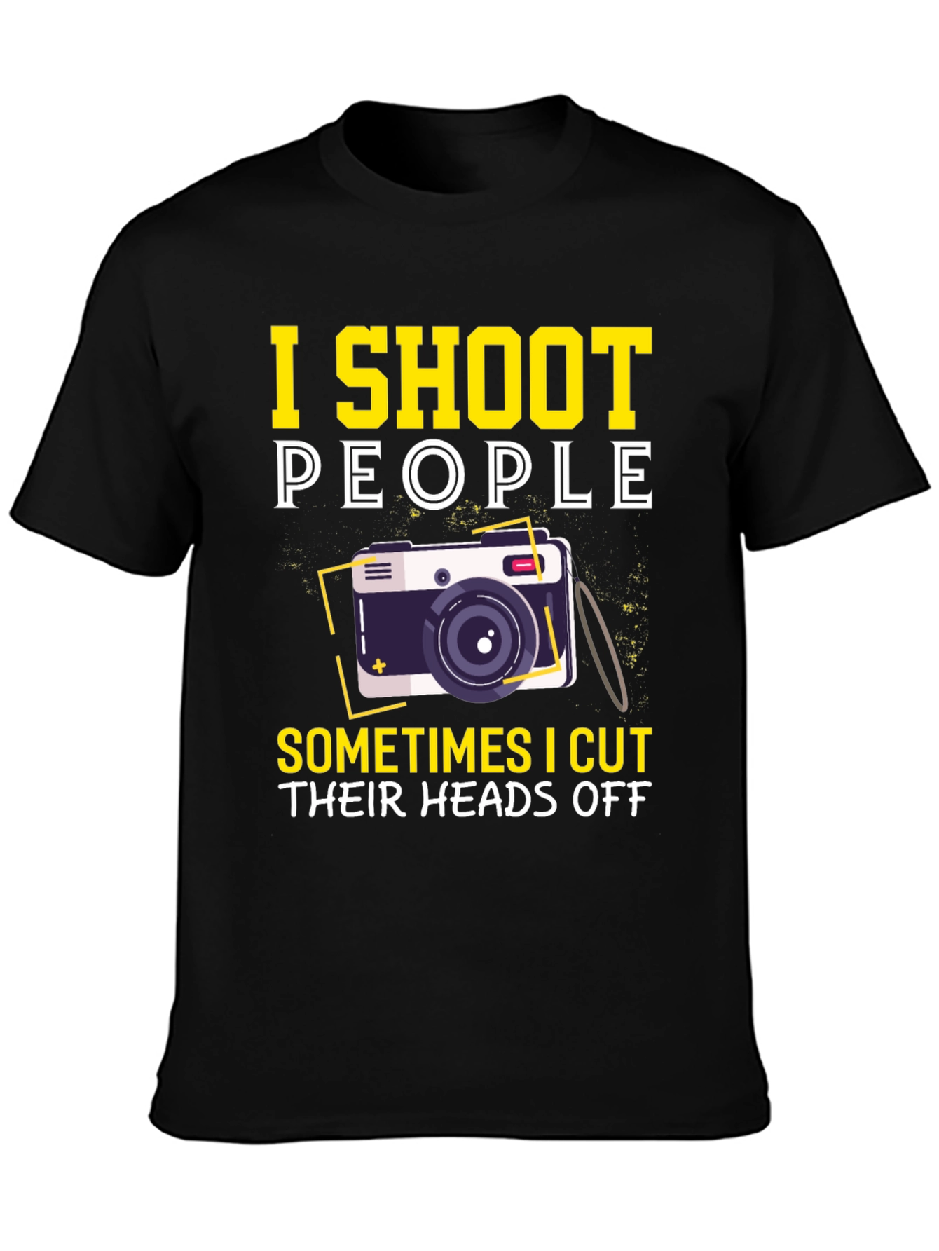 I Shoot People Funny Photographer Graphic T-Shirt