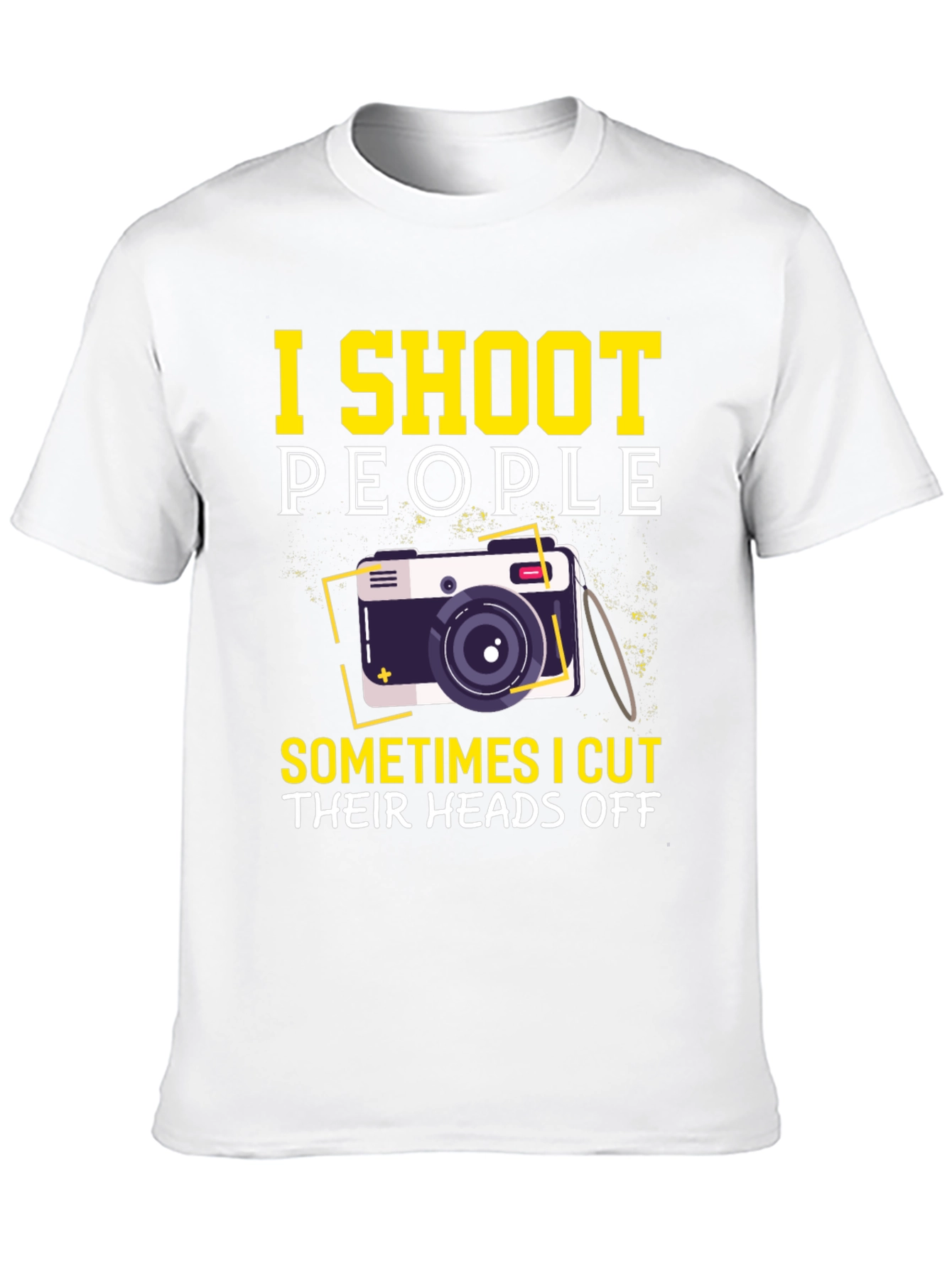I Shoot People Funny Photographer Graphic T-Shirt