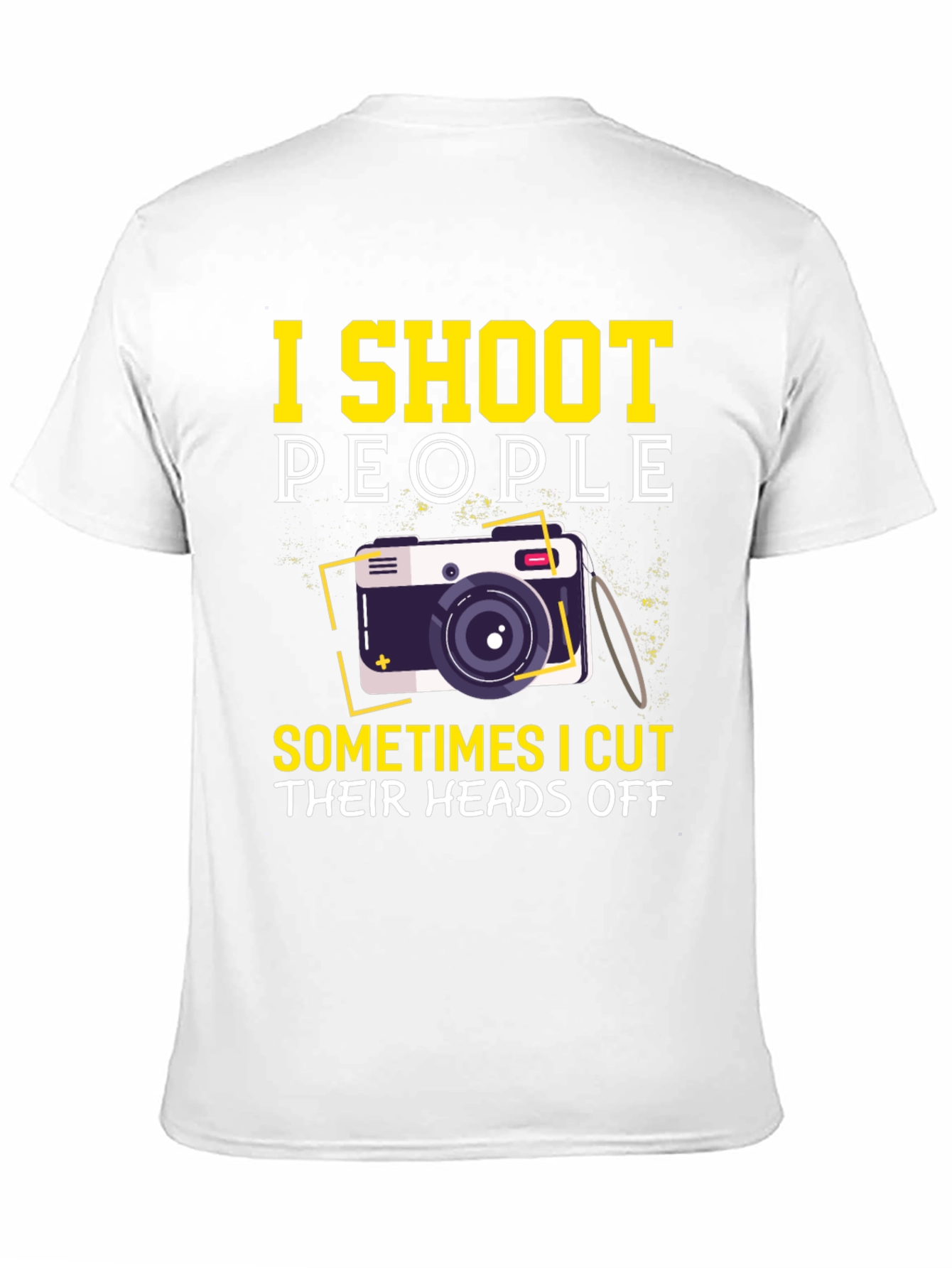 I Shoot People Funny Photographer Graphic T-Shirt