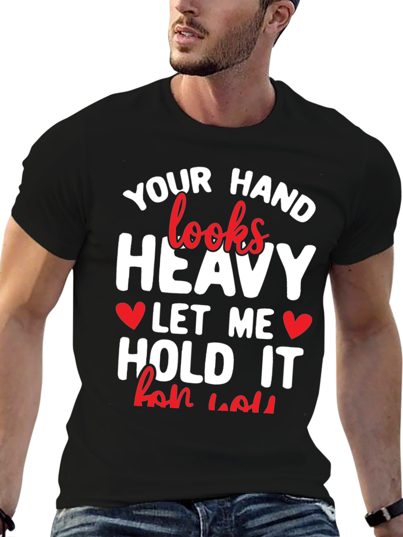 Heavy Hand T-Shirt - Funny Valentines Day Gift