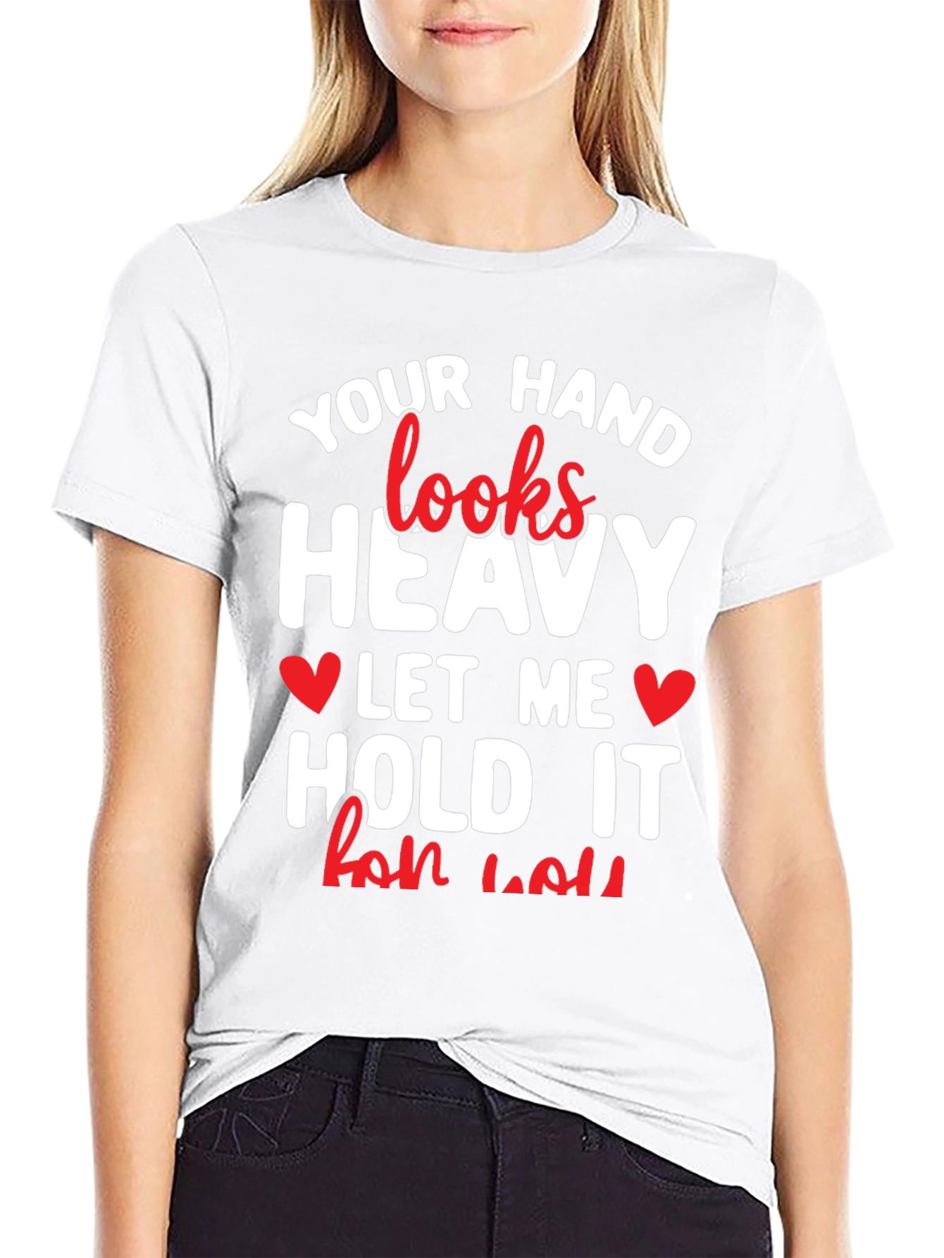 Heavy Hand T-Shirt - Funny Valentines Day Gift