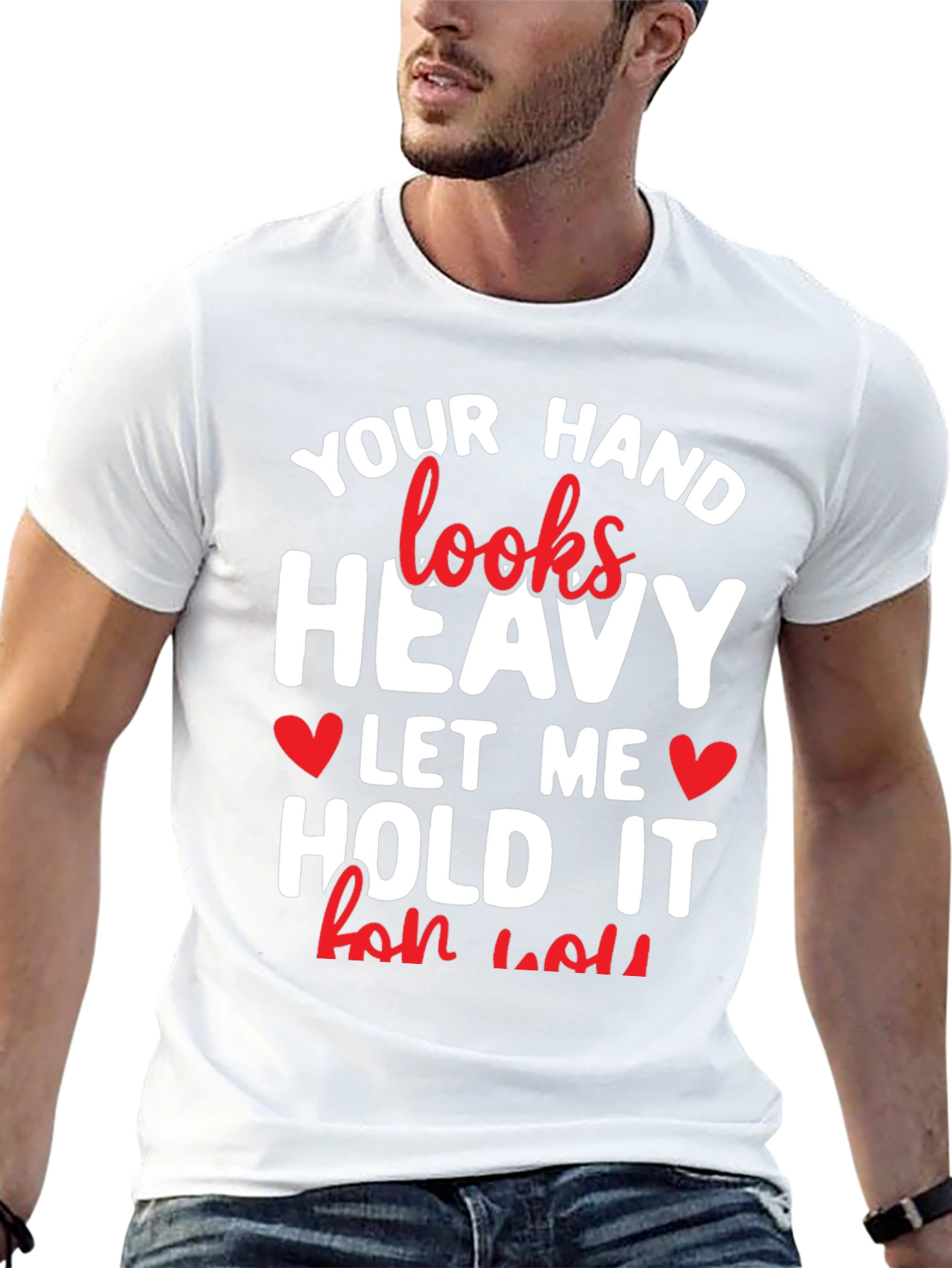 Heavy Hand T-Shirt - Funny Valentines Day Gift