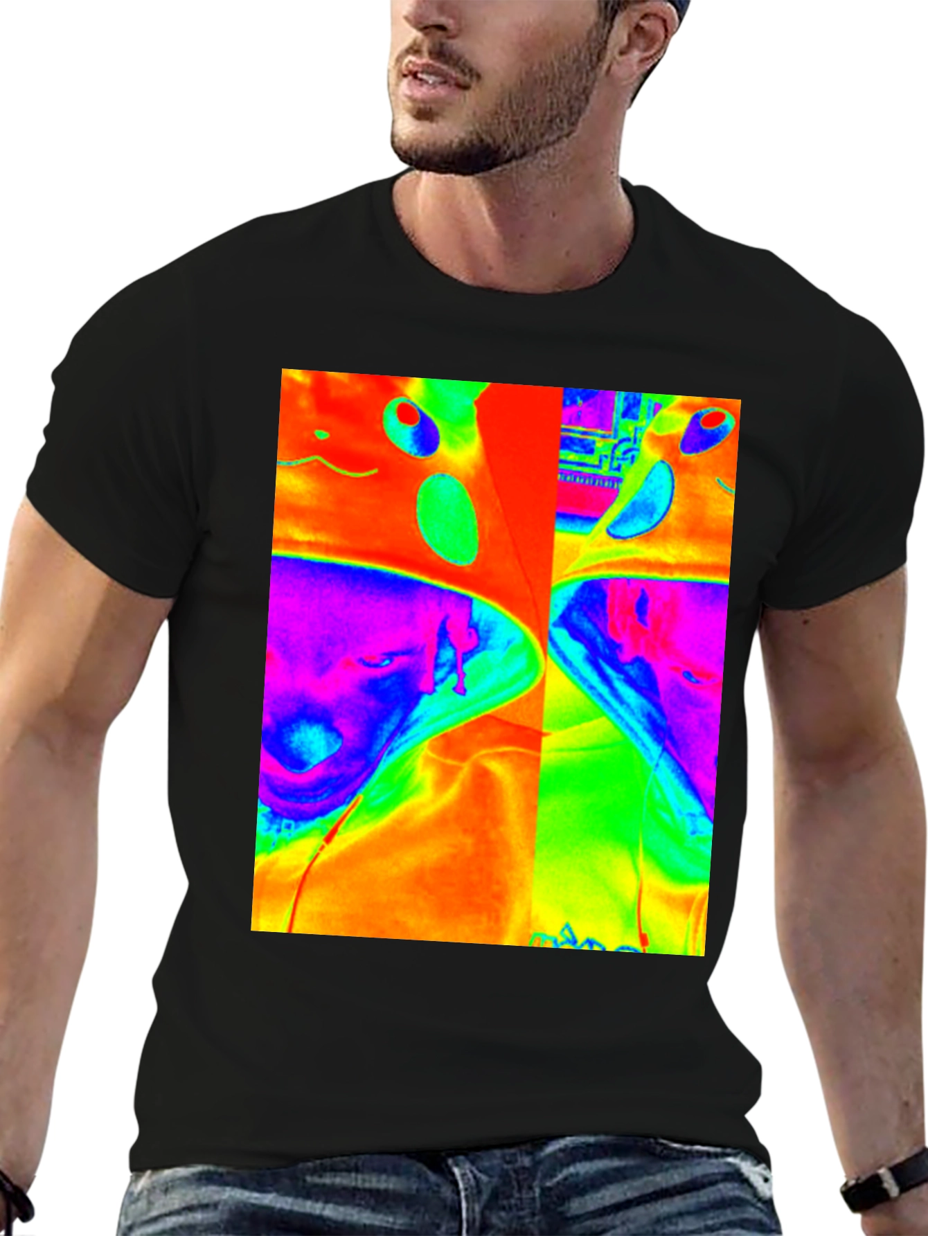 Abstract Thermal T-Shirt