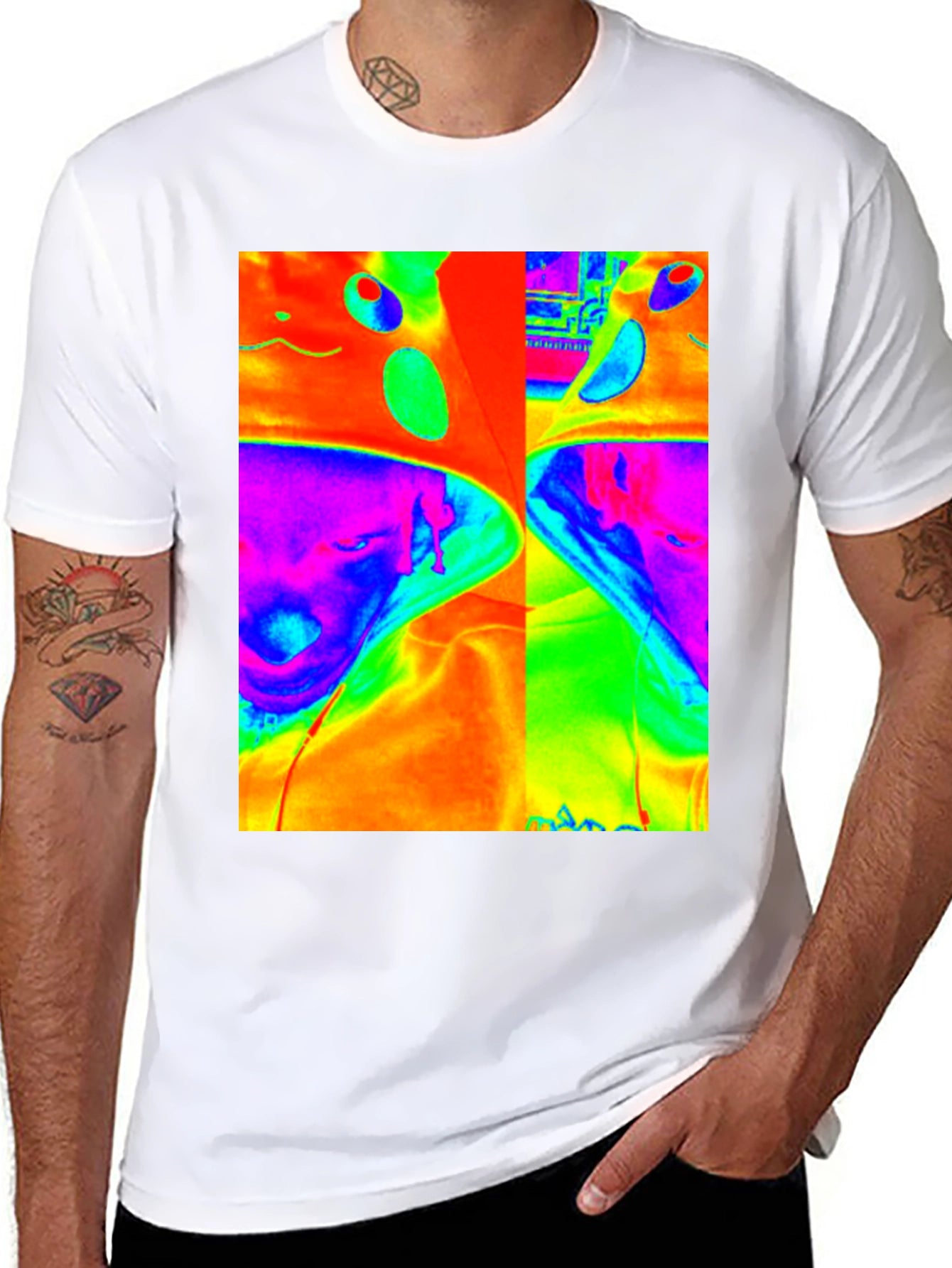 Abstract Thermal T-Shirt