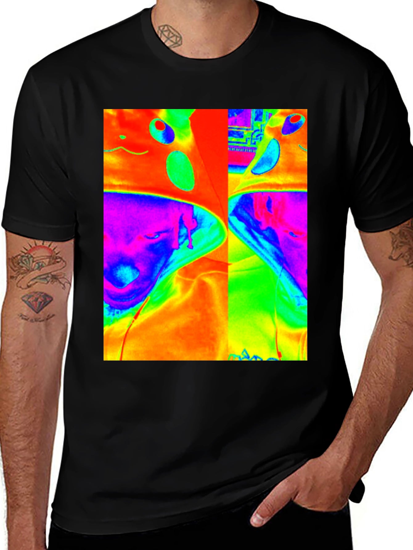 Abstract Thermal T-Shirt