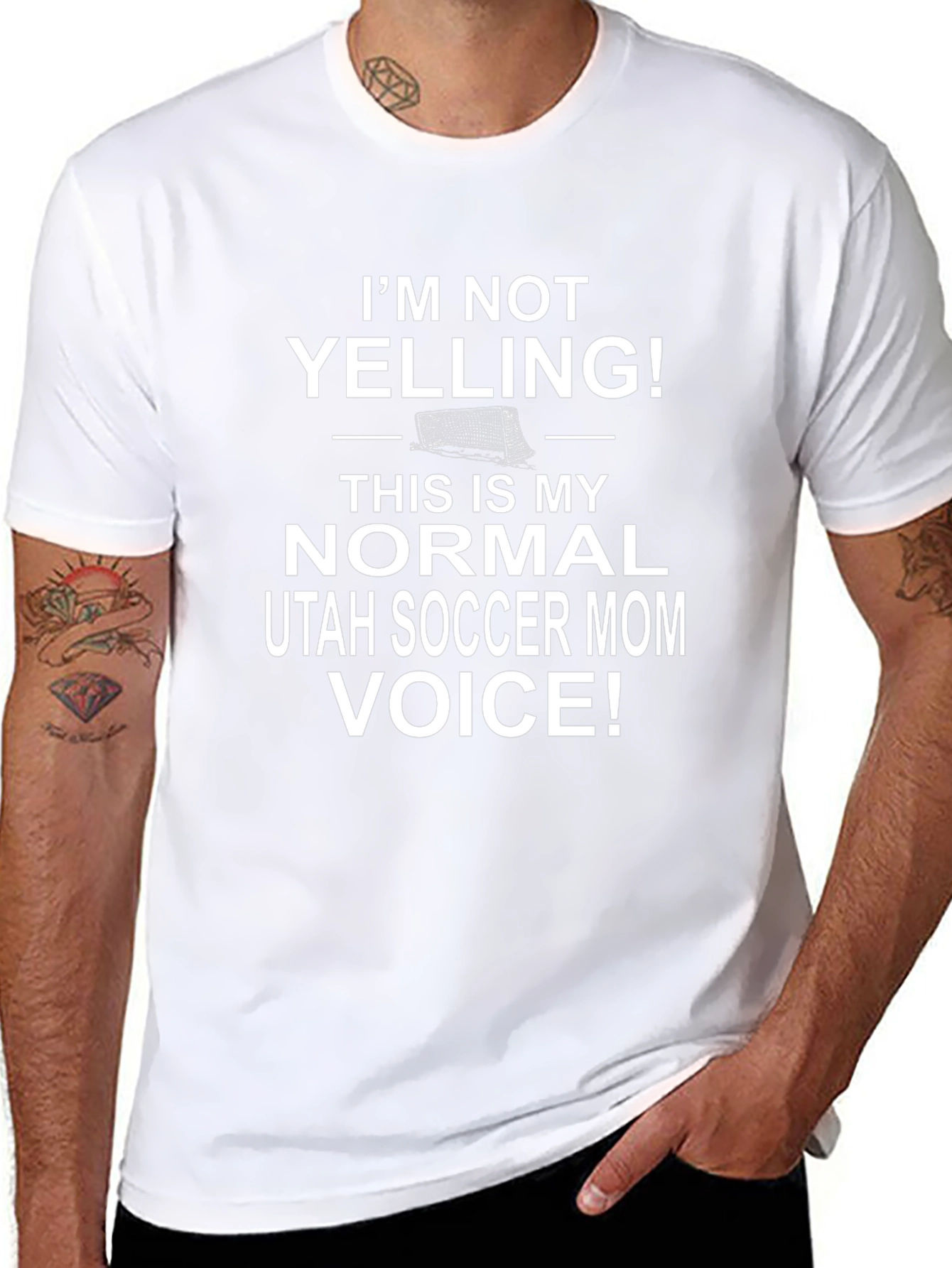 Im Not Yelling Utah Soccer Mom T-Shirt