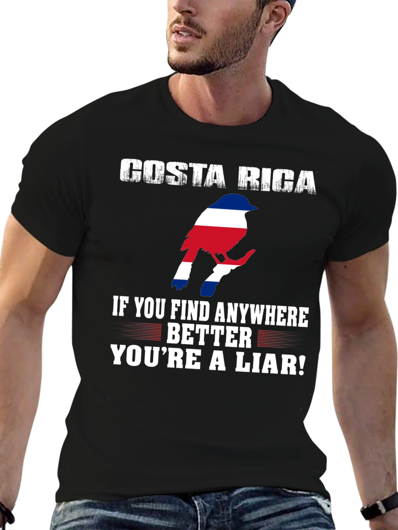 Costa Rica Bird Graphic Tee - Find Anywhere Better!