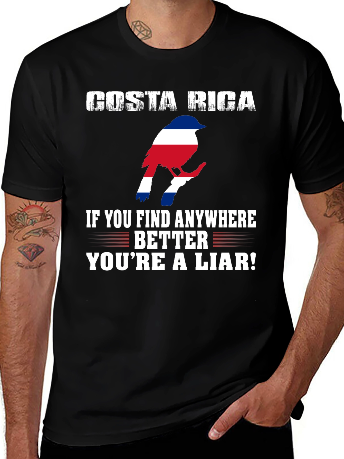 Costa Rica Bird Graphic Tee - Find Anywhere Better!
