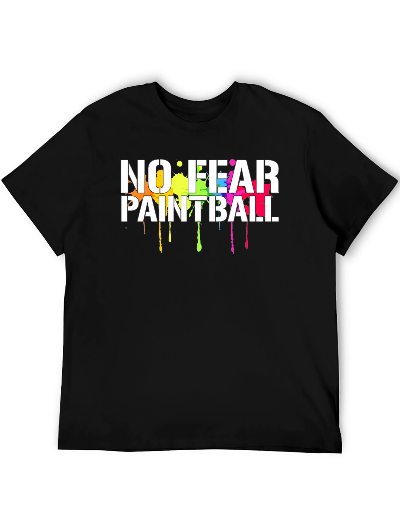 No Fear Paintball Black T-Shirt